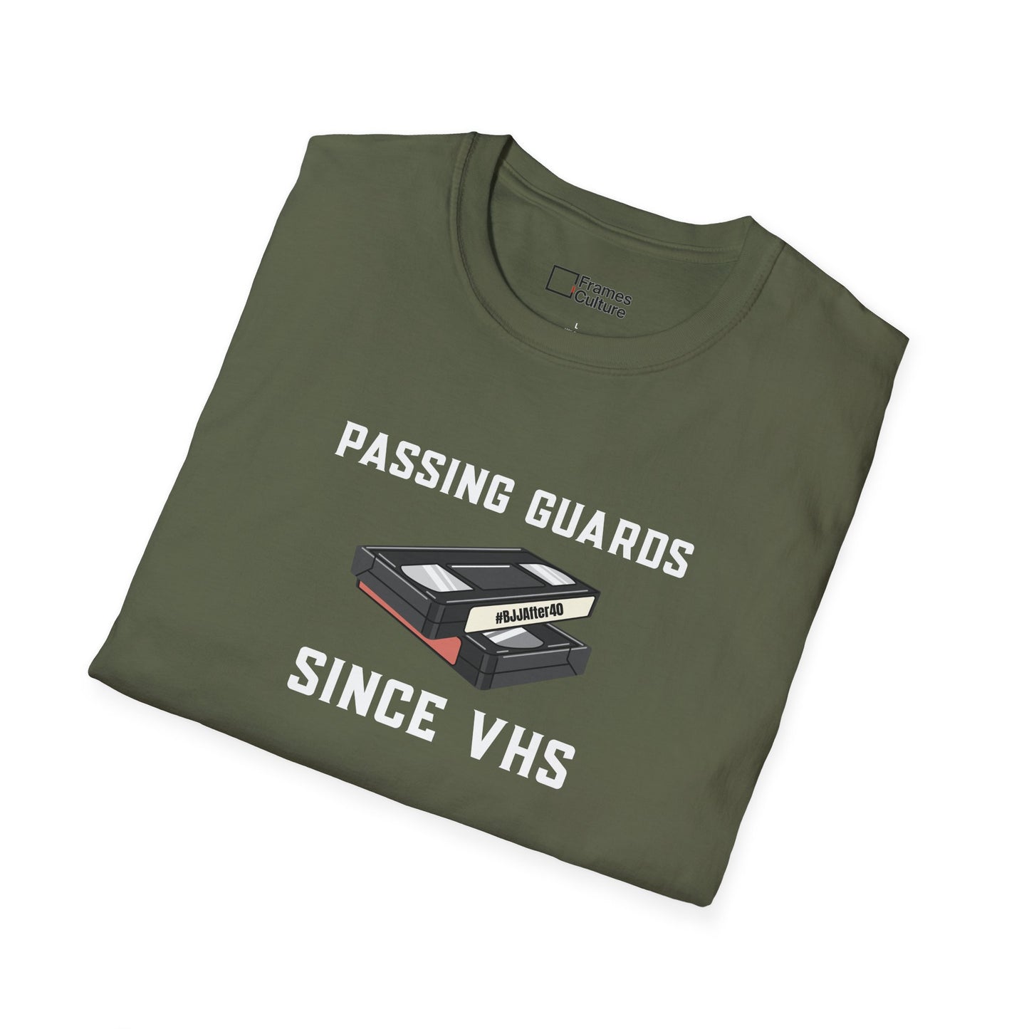 Brazilian Jiu Jitsu shirt - Passing Guarda Since VHS - Graphic