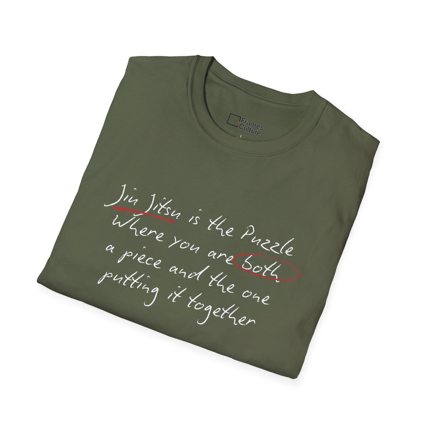 Jiu Jitsu T-Shirt - The Puzzle - Handwritten