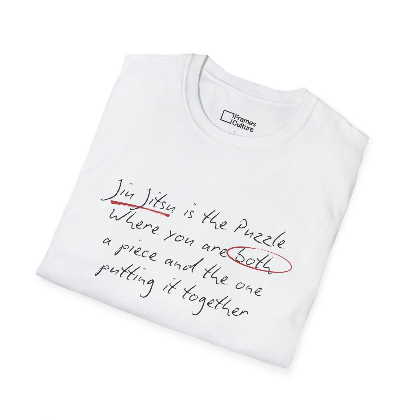 Jiu Jitsu T-Shirt - The Puzzle - Handwritten