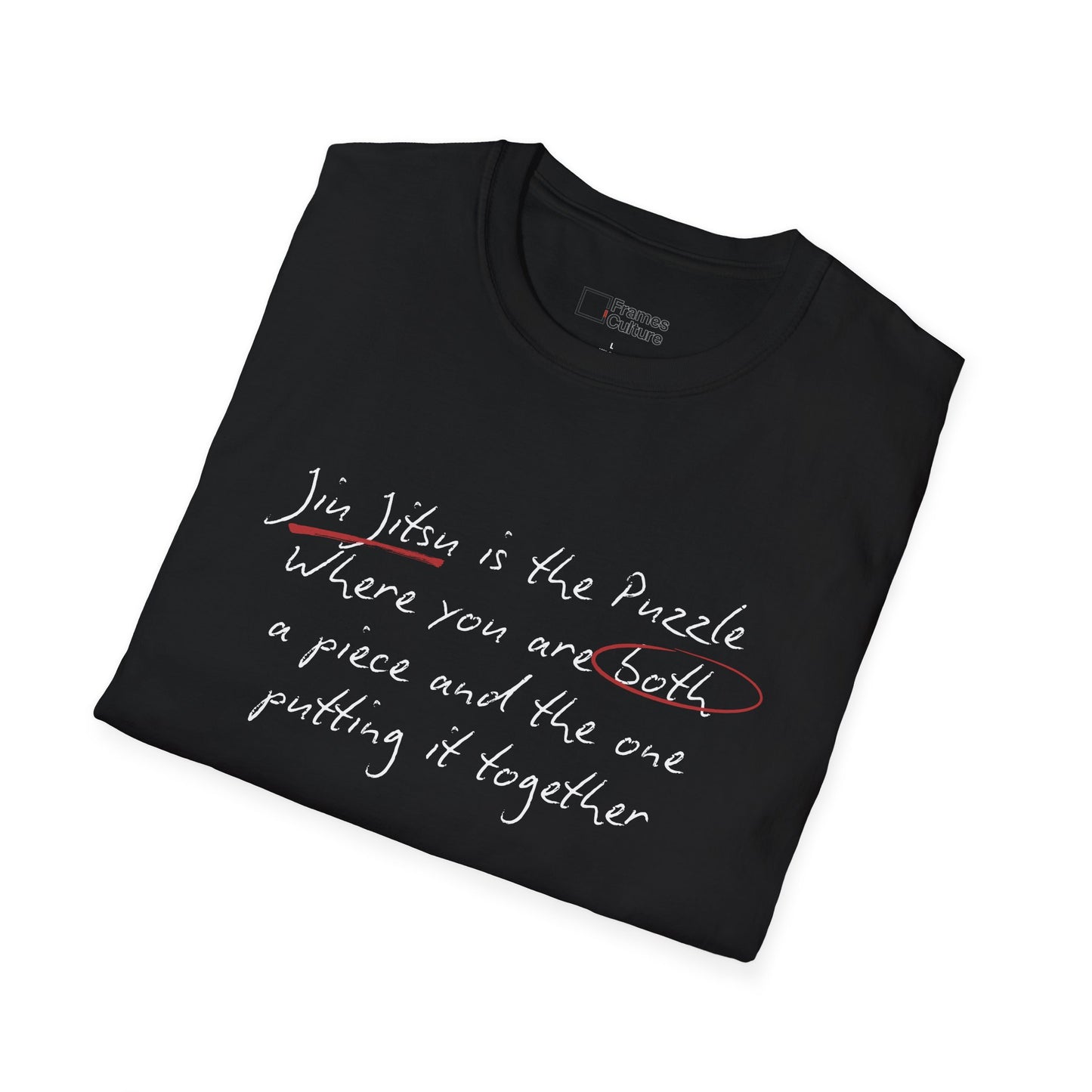 Jiu Jitsu T-Shirt - The Puzzle - Handwritten