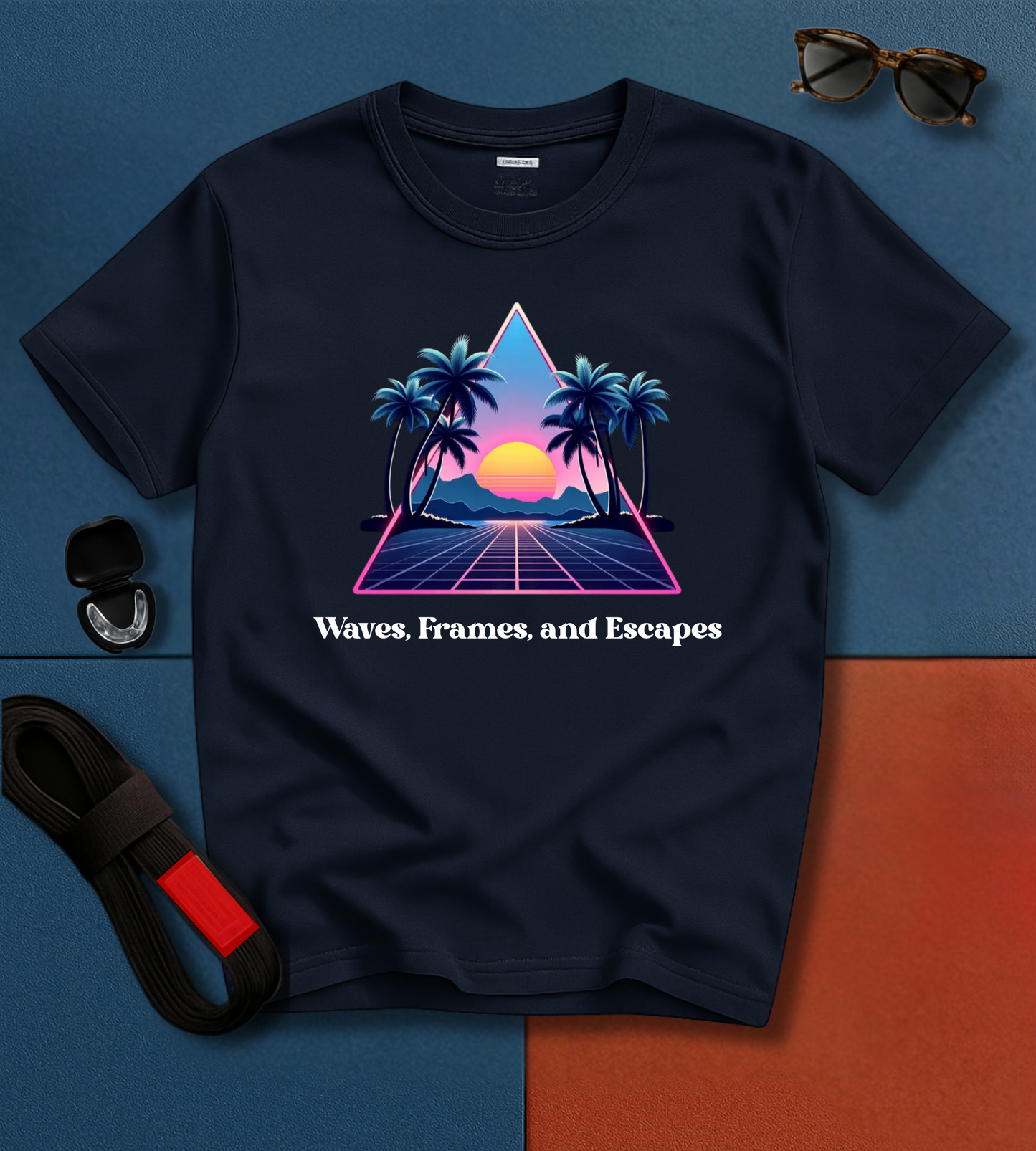 Brazilian Jiu-Jitsu Short Sleeve Shirt: Waves, Frames and Escapes