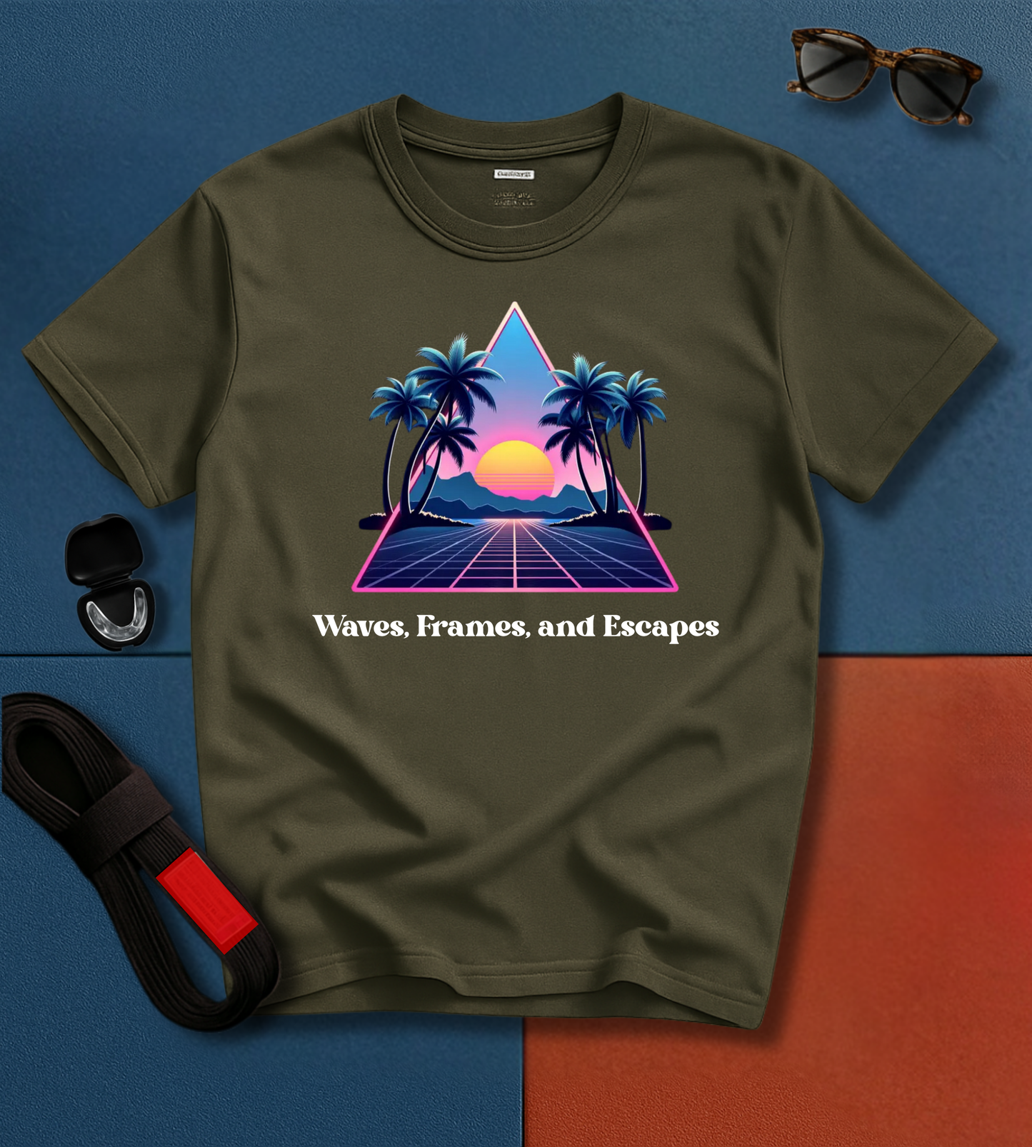 Brazilian Jiu-Jitsu Short Sleeve Shirt: Waves, Frames and Escapes
