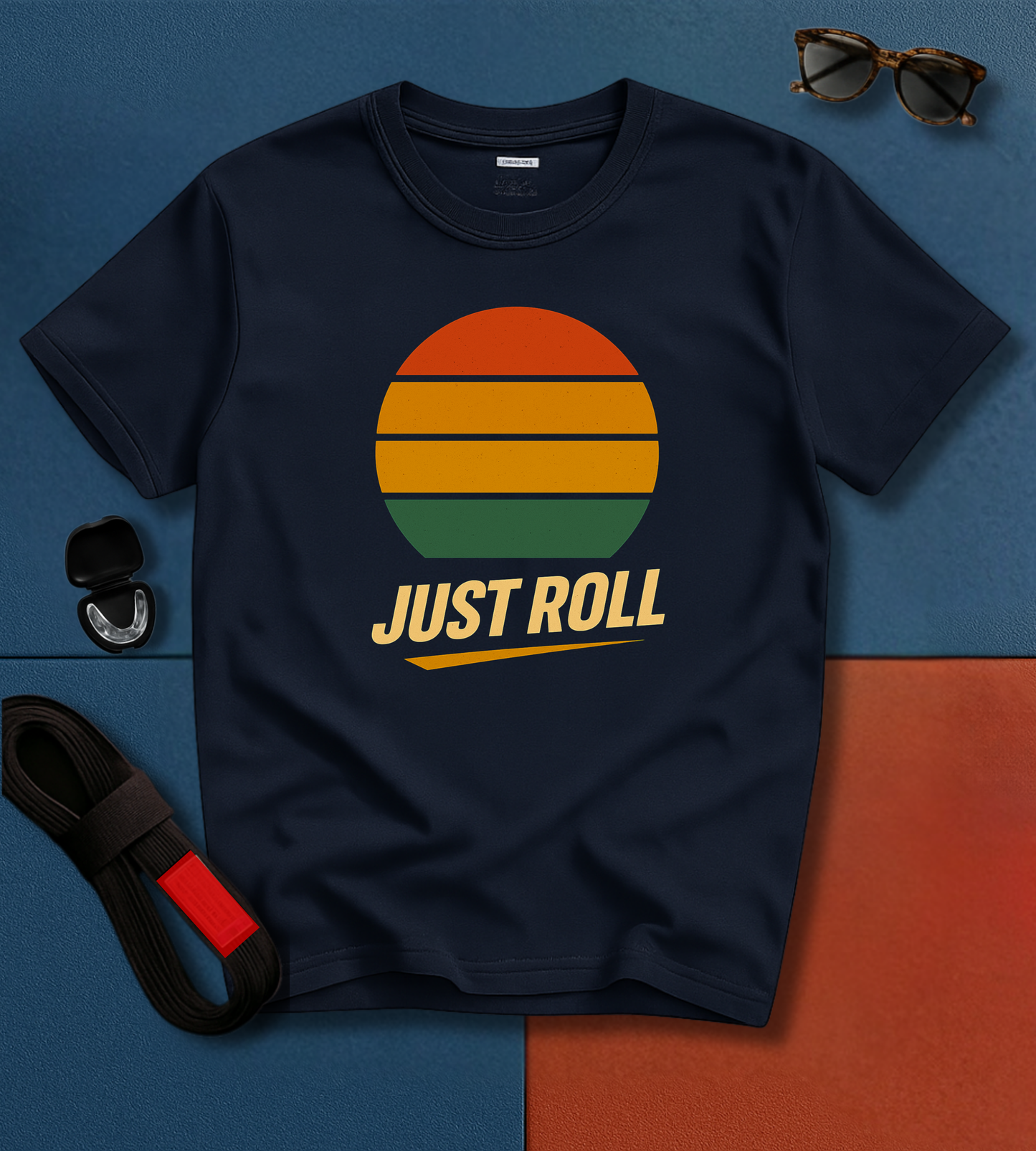 Brazilian Jiu-Jitsu Short Sleeve Shirt: Just Roll
