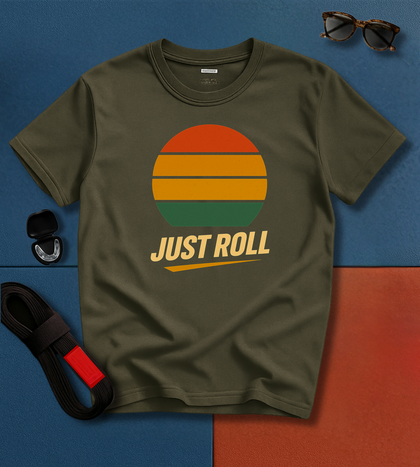 Brazilian Jiu-Jitsu Short Sleeve Shirt: Just Roll