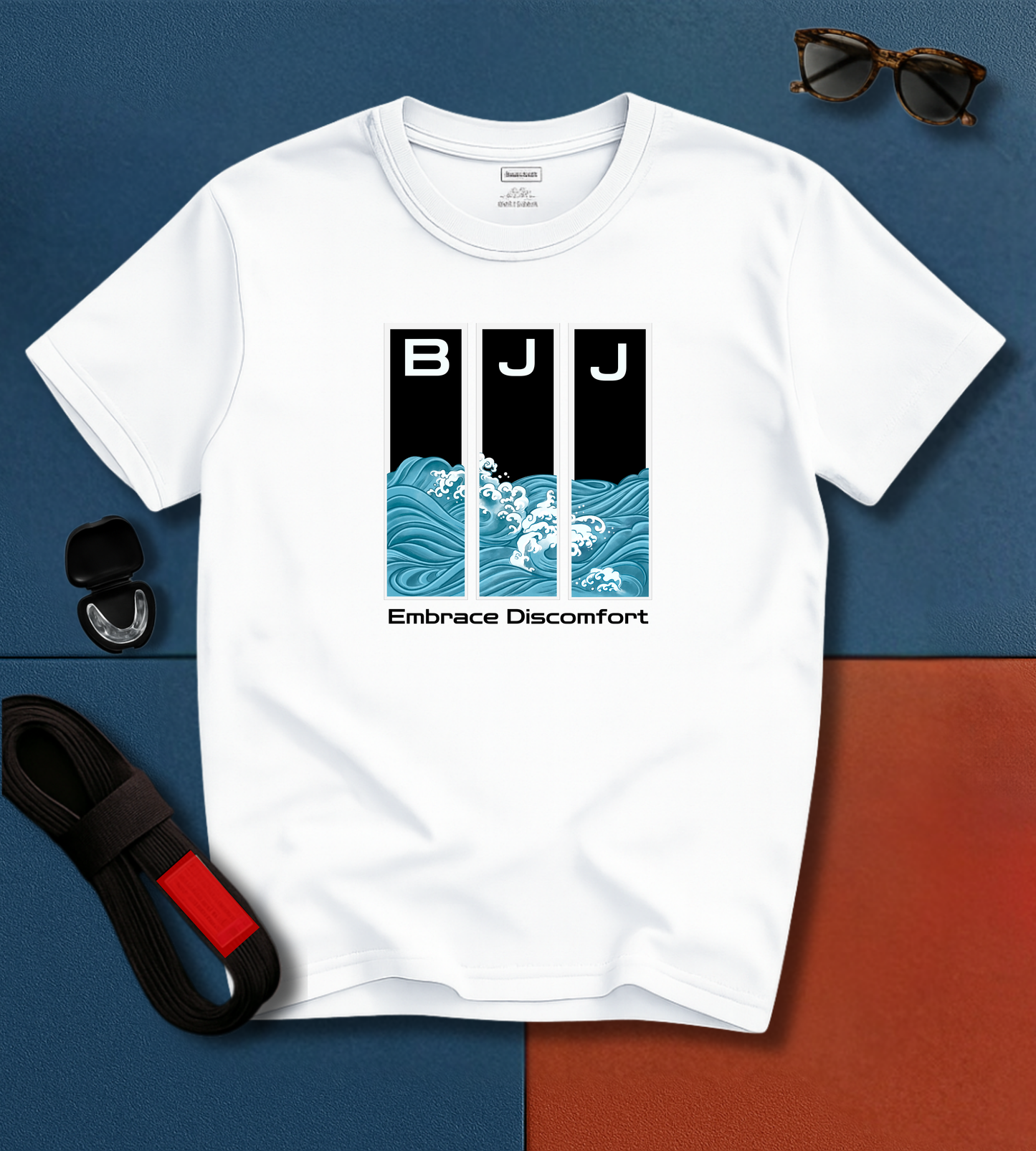 Brazilian Jiu-Jitsu Short Sleeve Shirt: Embrace Discomfort Waves