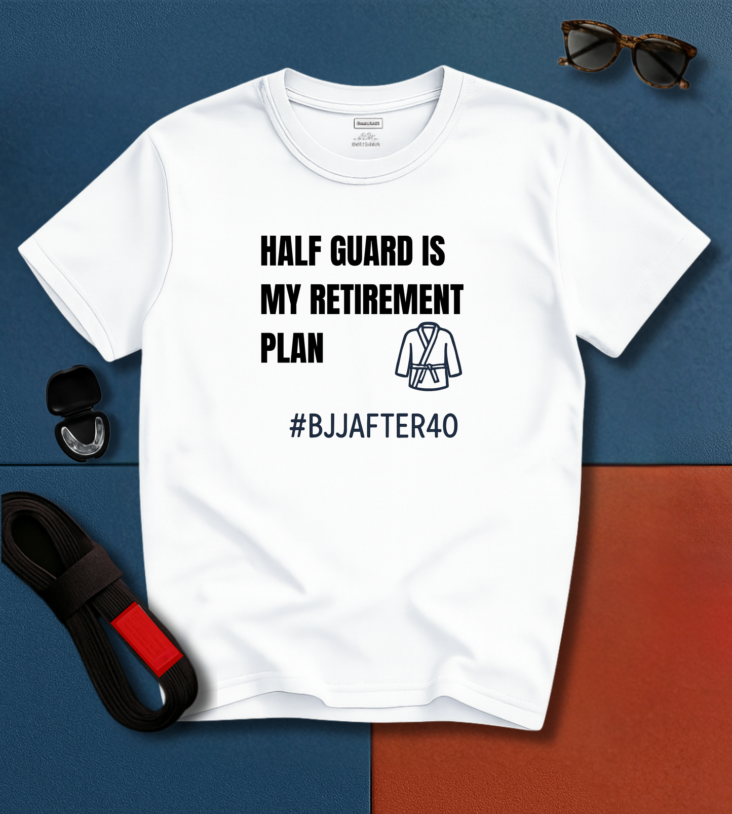 Jiu Jitsu T-Shirt - Half Guard Retirement Plan