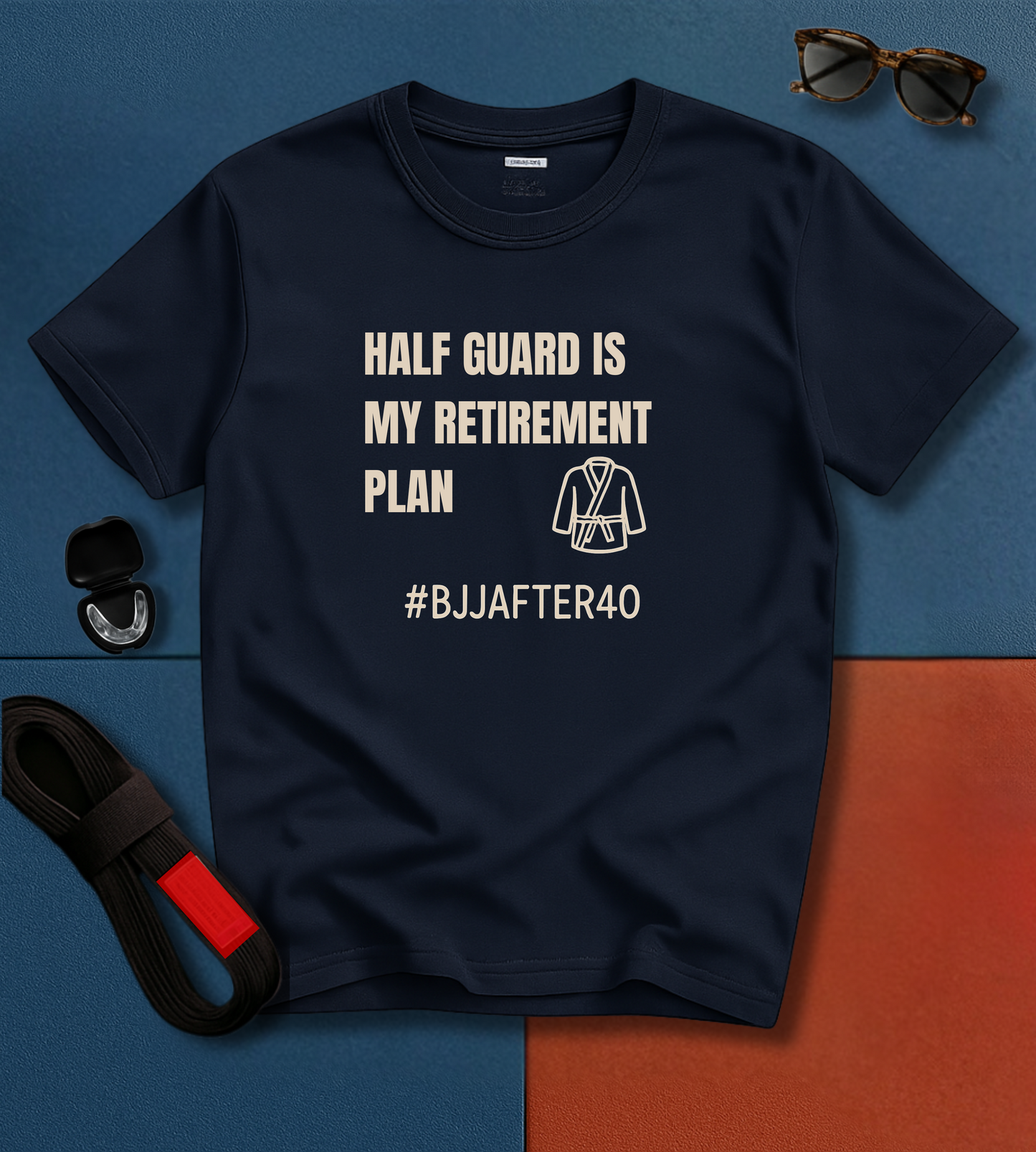 Jiu Jitsu T-Shirt - Half Guard Retirement Plan