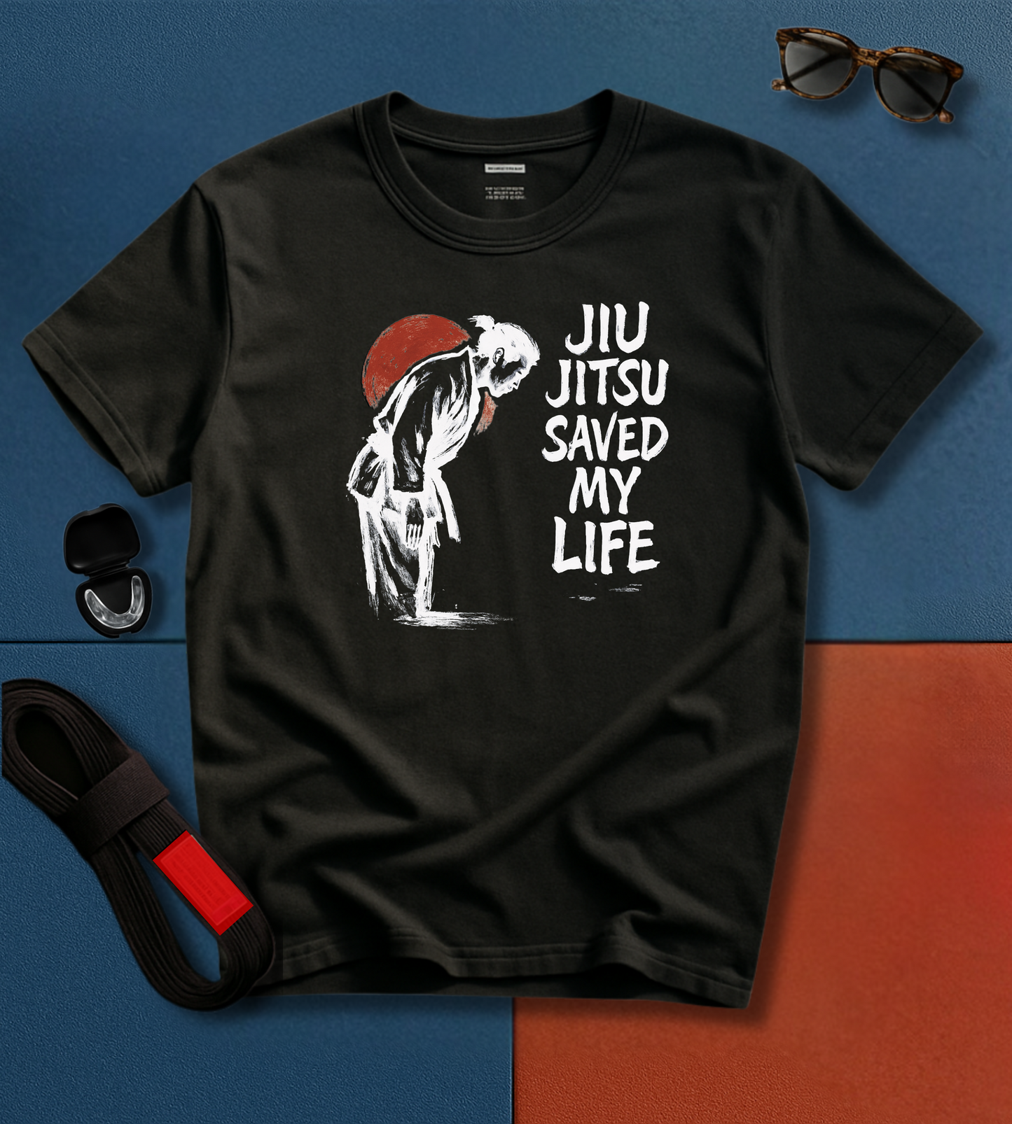 Jiu Jitsu T-Shirt - Jiu-Jitsu Save My Life