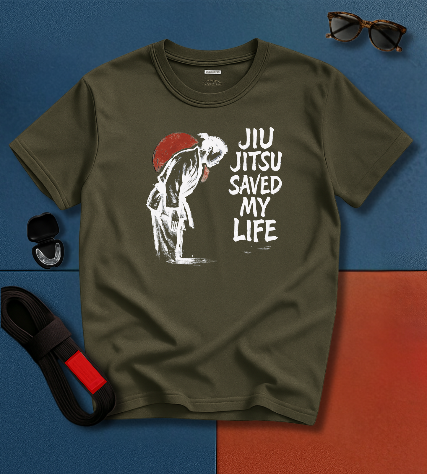 Jiu Jitsu T-Shirt - Jiu-Jitsu Save My Life