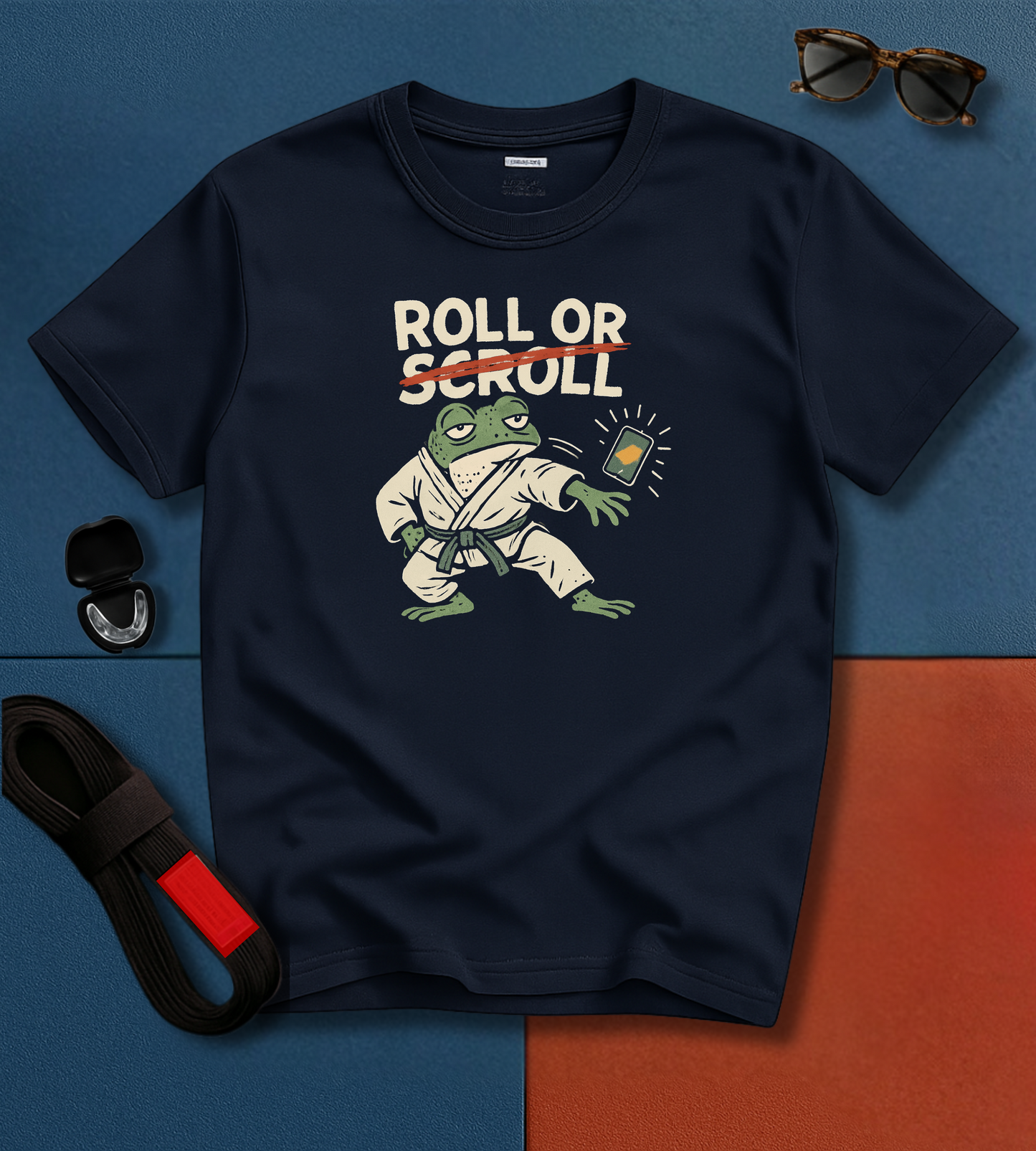Jiu Jitsu T-Shirt - Roll Or Scroll