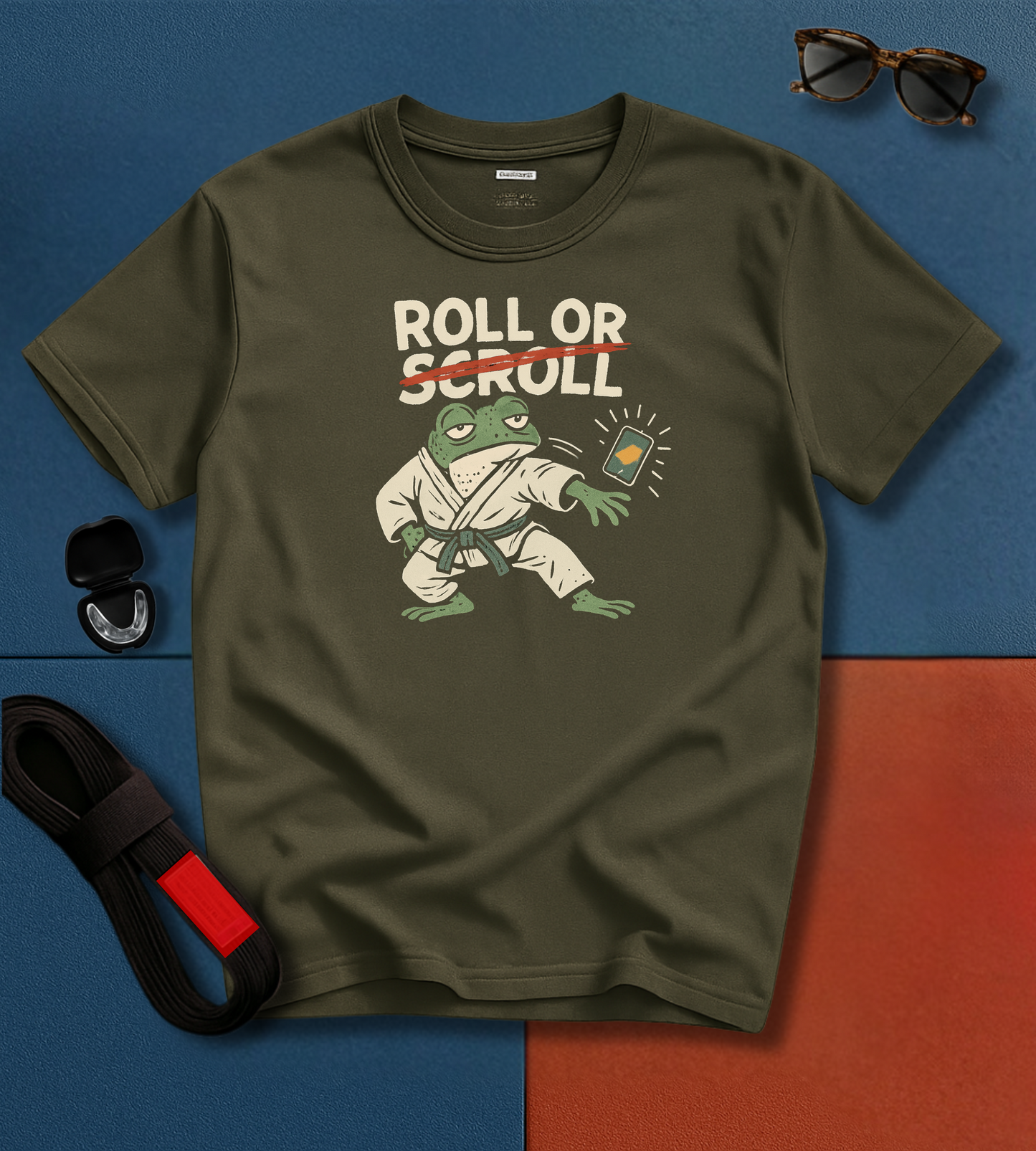 Roll Or Scroll BJJ T-Shirt