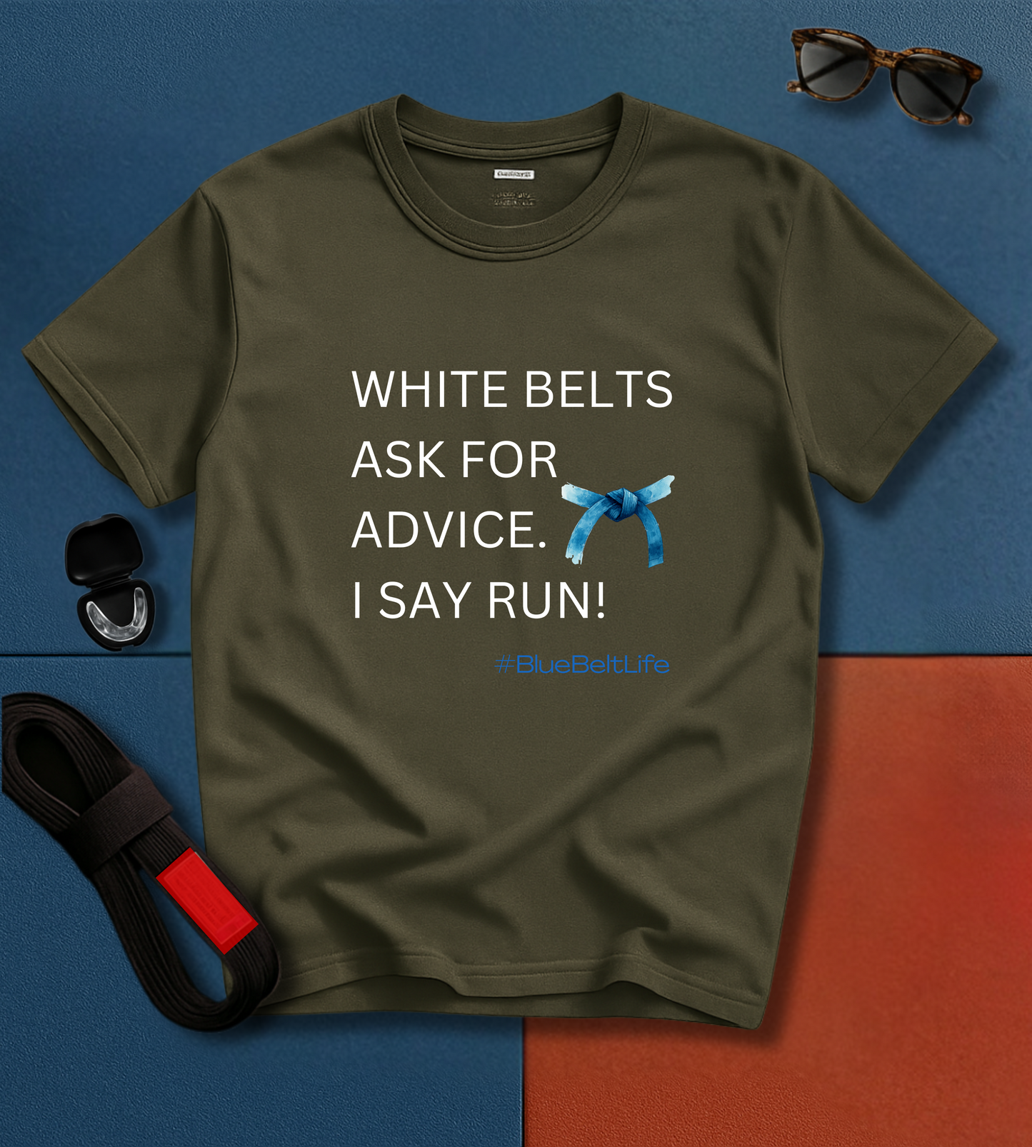 Jiu Jitsu T-Shirt - Advice For White Belts