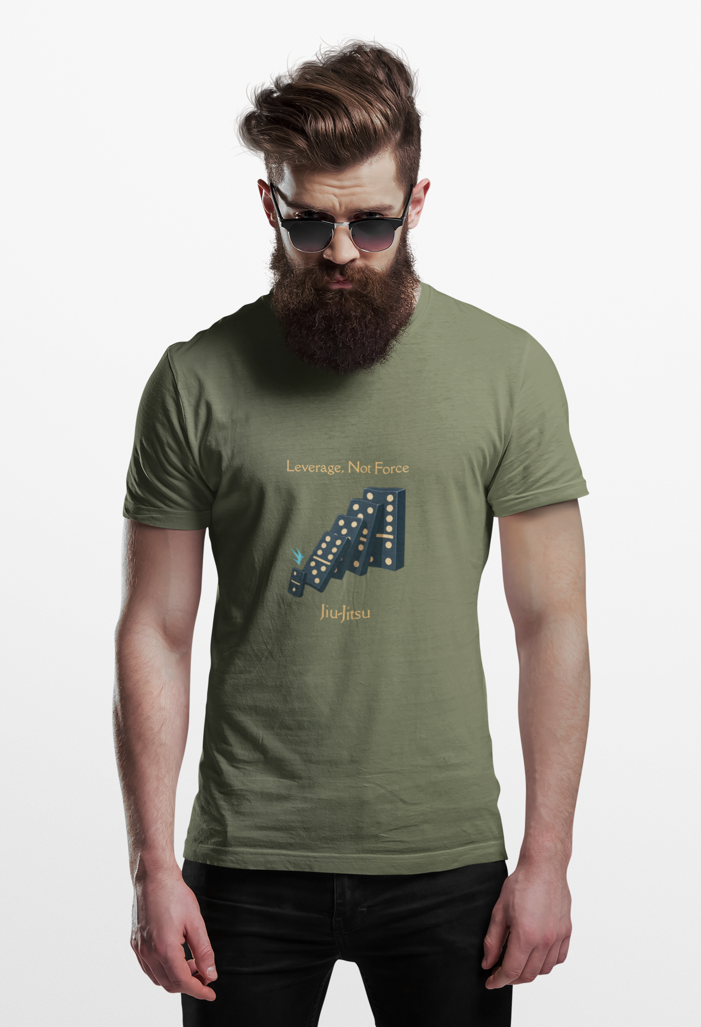 Jiu Jitsu T-Shirt - Leverage, Not Force