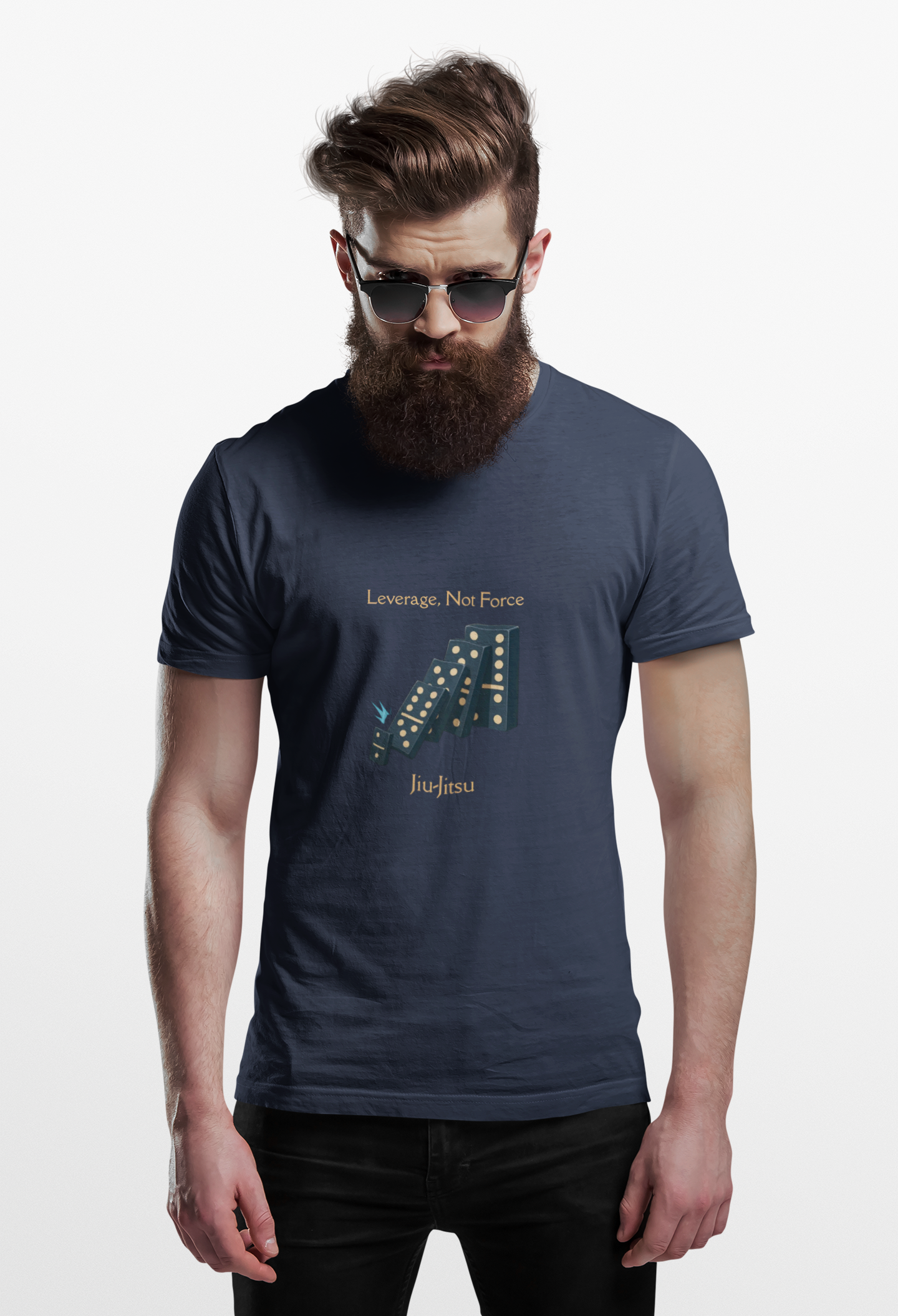 Jiu Jitsu T-Shirt - Leverage, Not Force
