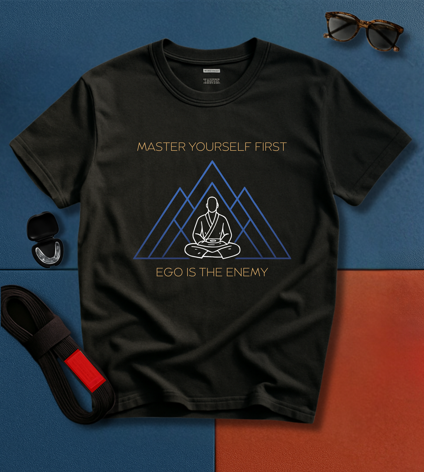 Jiu Jitsu T-Shirt - Master Yourself, Ego is the Enemy