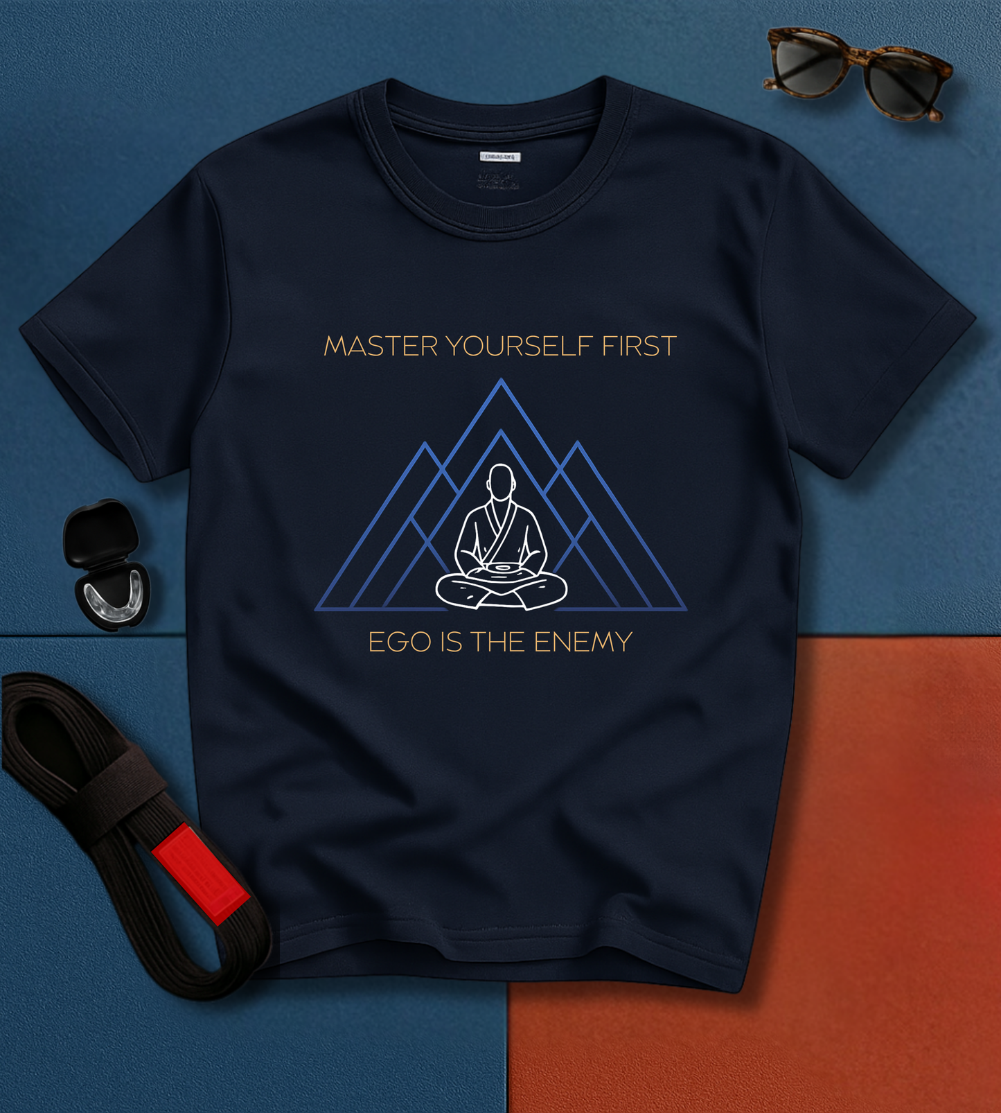 Jiu Jitsu T-Shirt - Master Yourself, Ego is the Enemy
