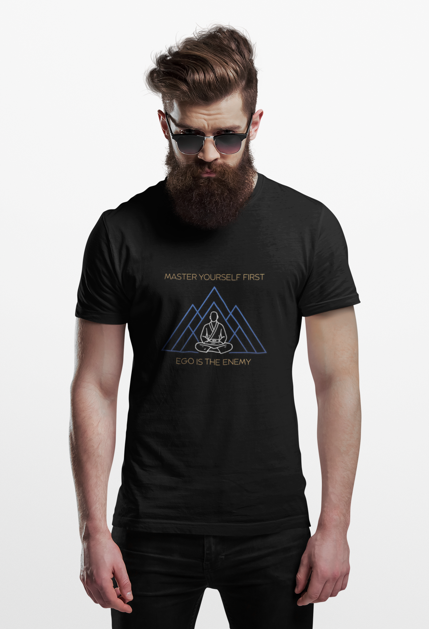 Jiu Jitsu T-Shirt - Master Yourself, Ego is the Enemy