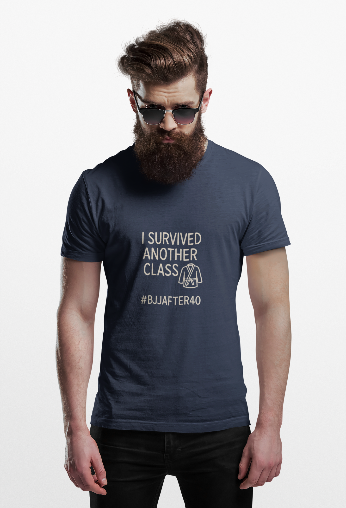 Brazilian Jiu Jitsu shirt - BJJAfter40: I Survived Another Class