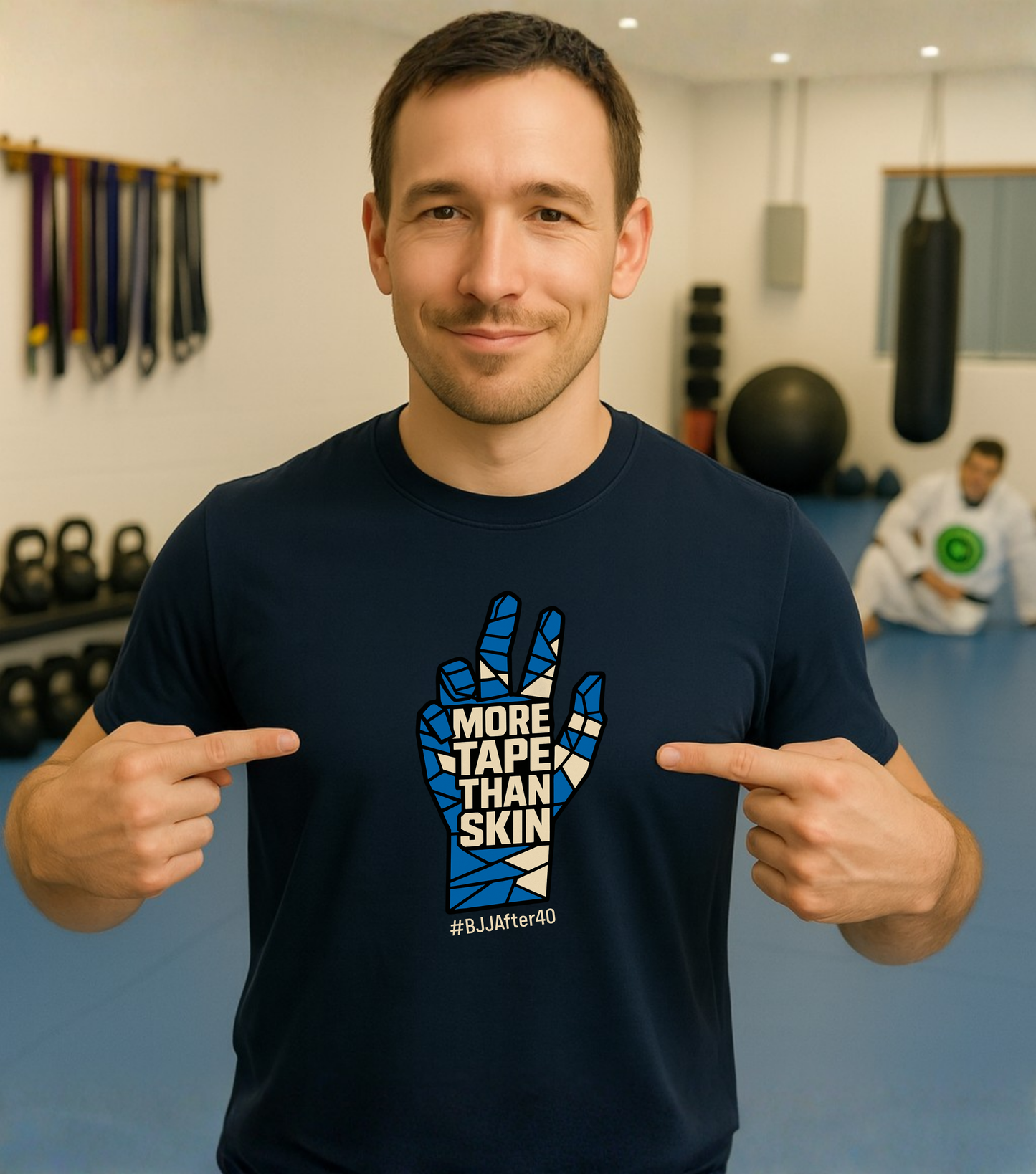 Jiu Jitsu T-Shirt - More tape than skin - Colors