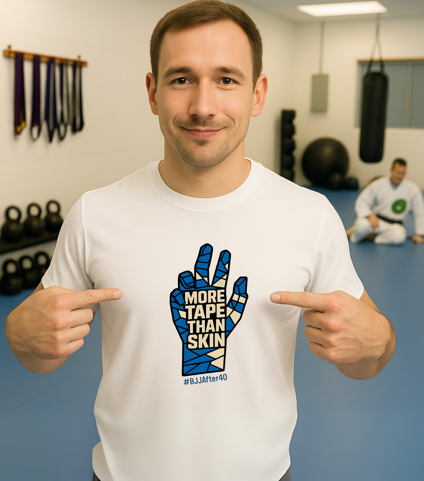 Jiu Jitsu T-Shirt - More tape than skin - Colors