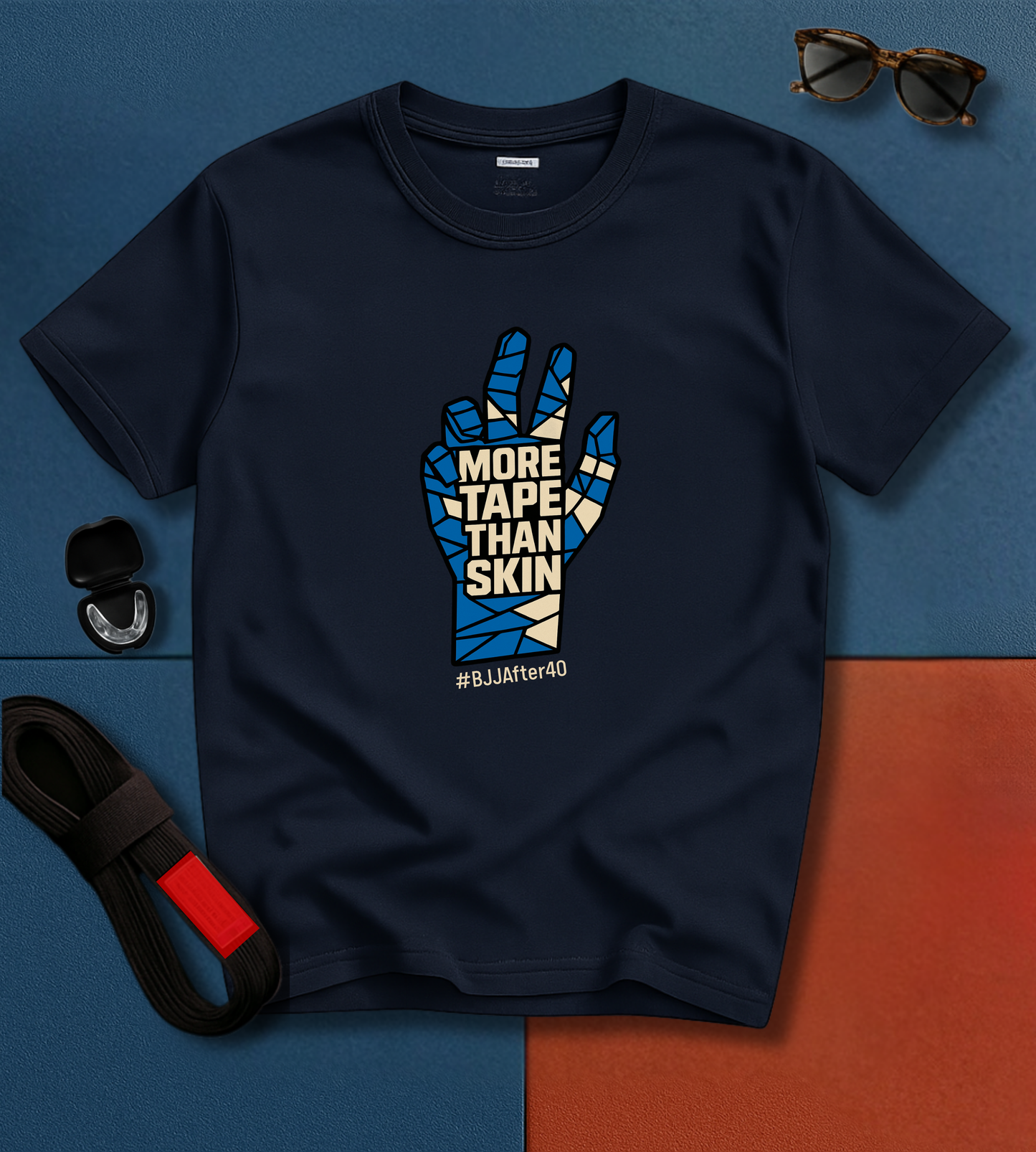 Jiu Jitsu T-Shirt - More tape than skin - Colors