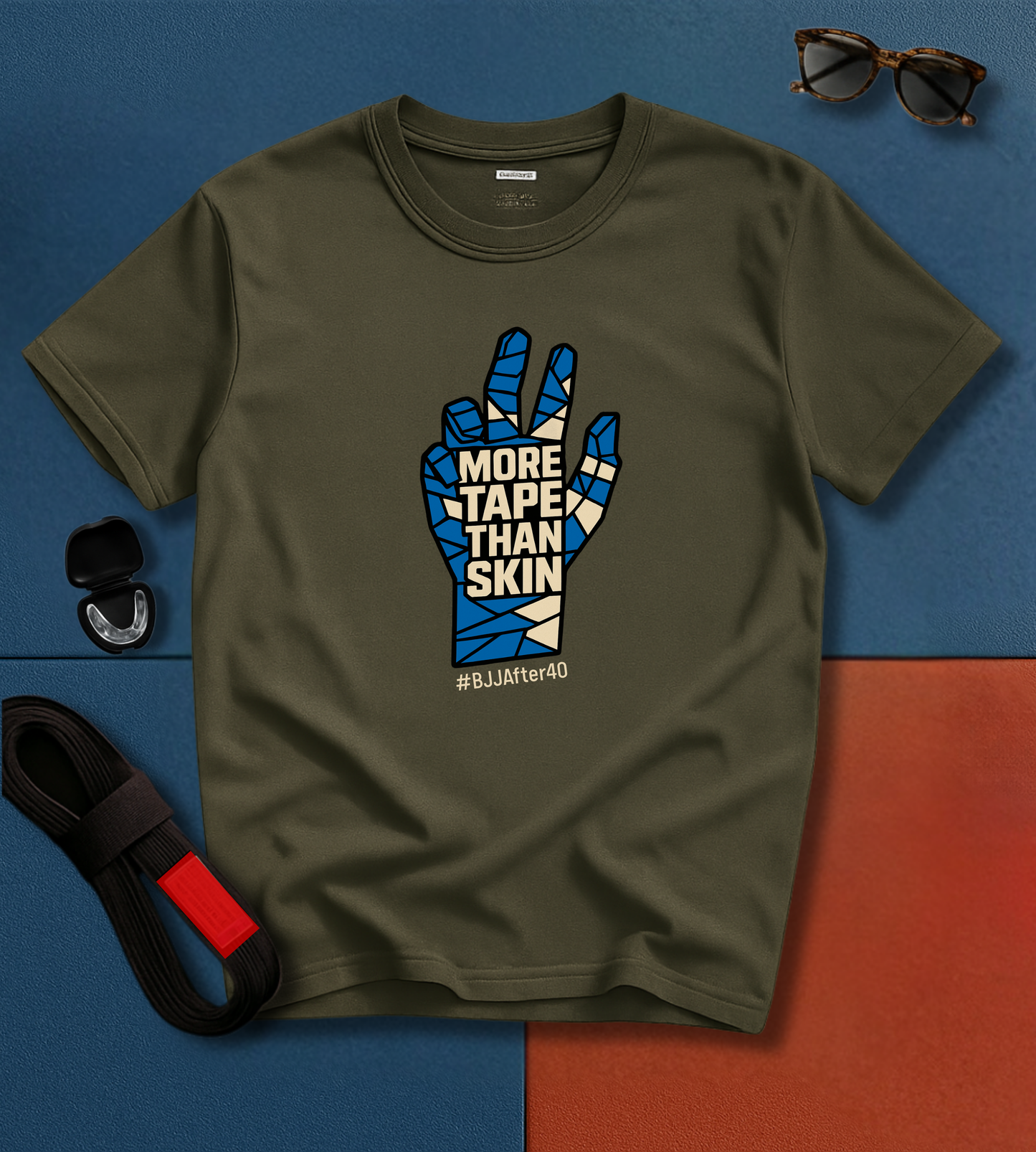 Jiu Jitsu T-Shirt - More tape than skin - Colors