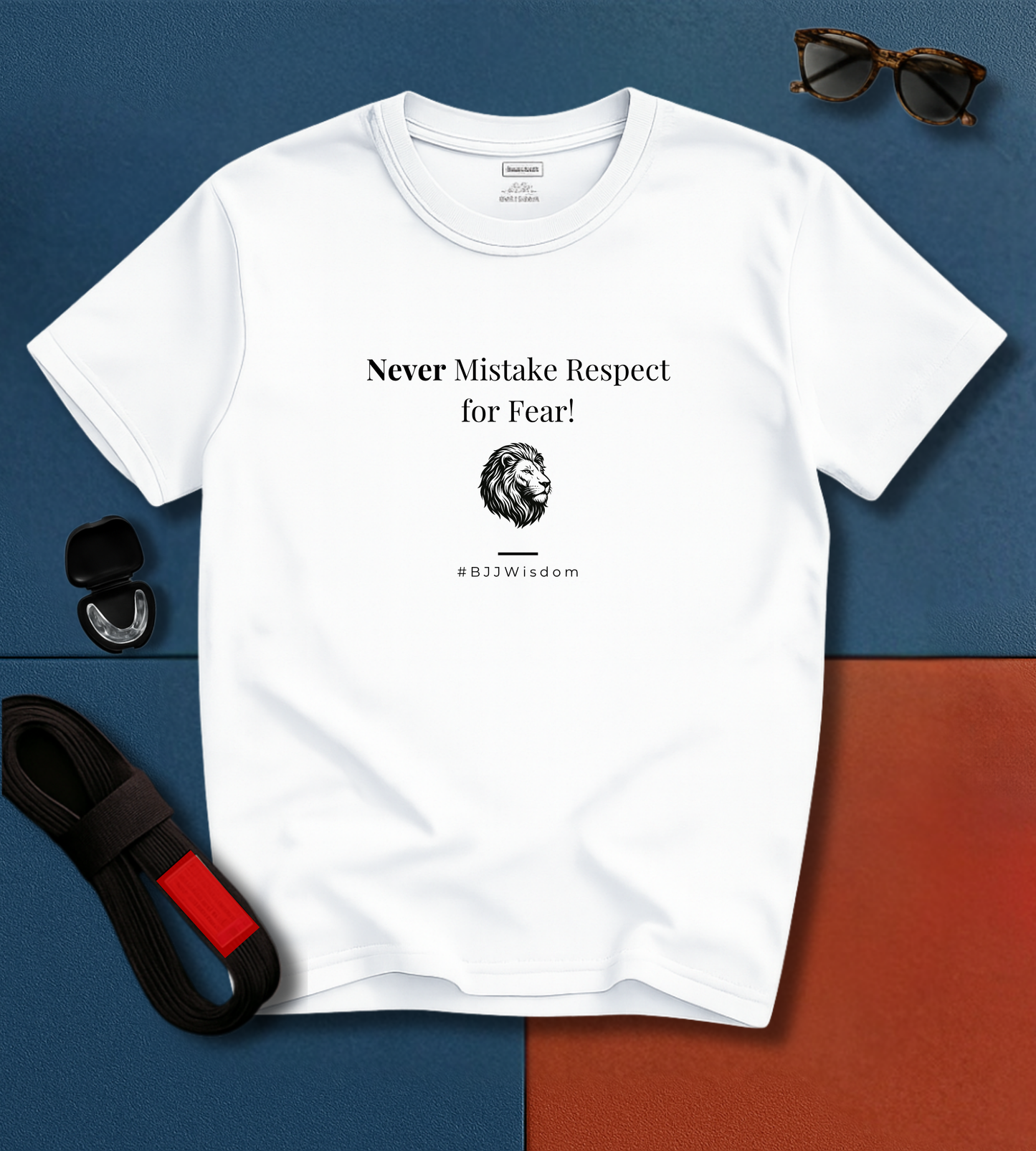 Jiu Jitsu T-Shirt - Never Mistake Respect for Fear