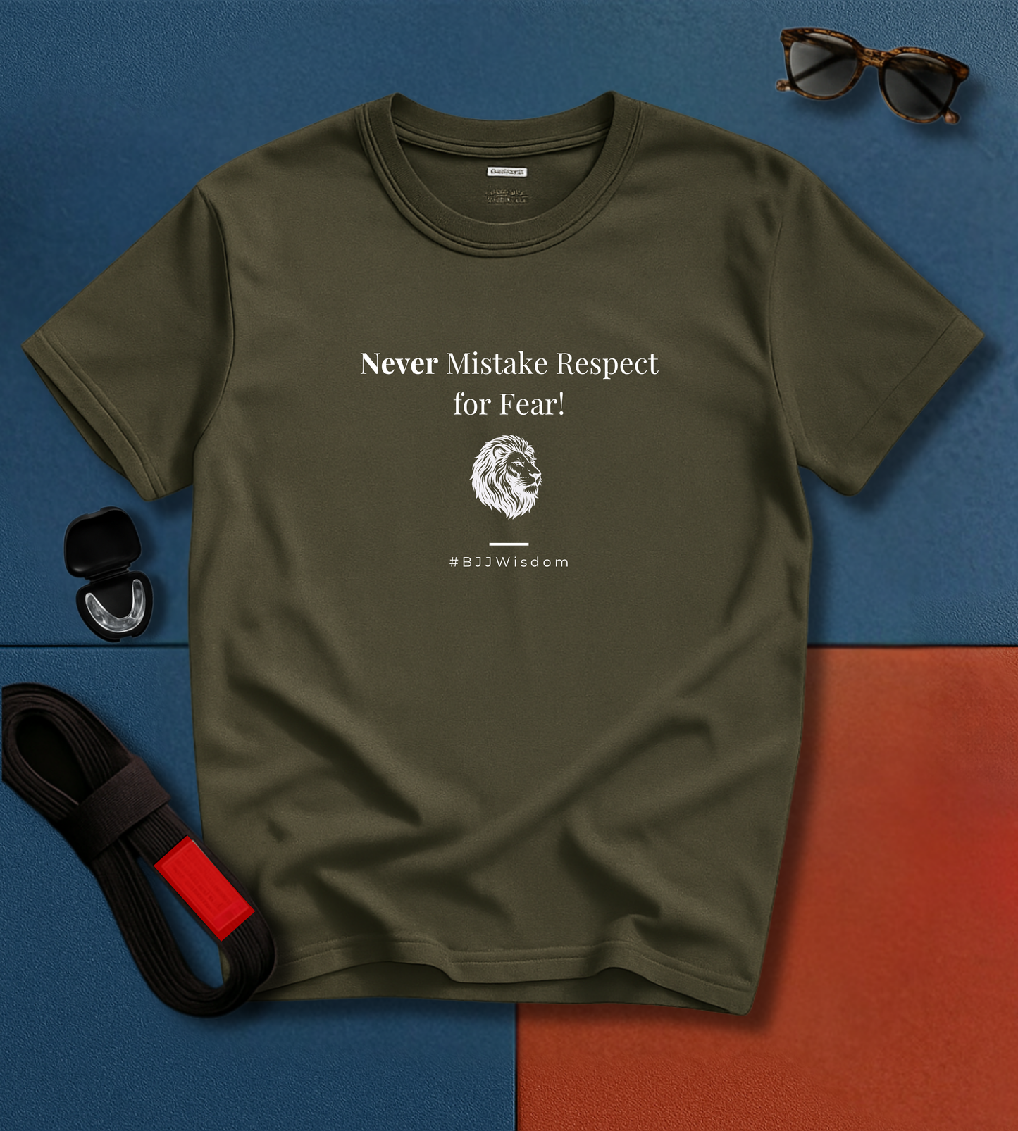 Jiu Jitsu T-Shirt - Never Mistake Respect for Fear