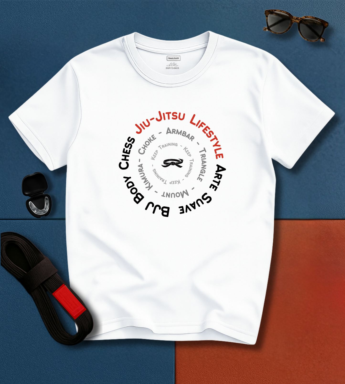 Jiu Jitsu T-Shirt - Never Stop Training