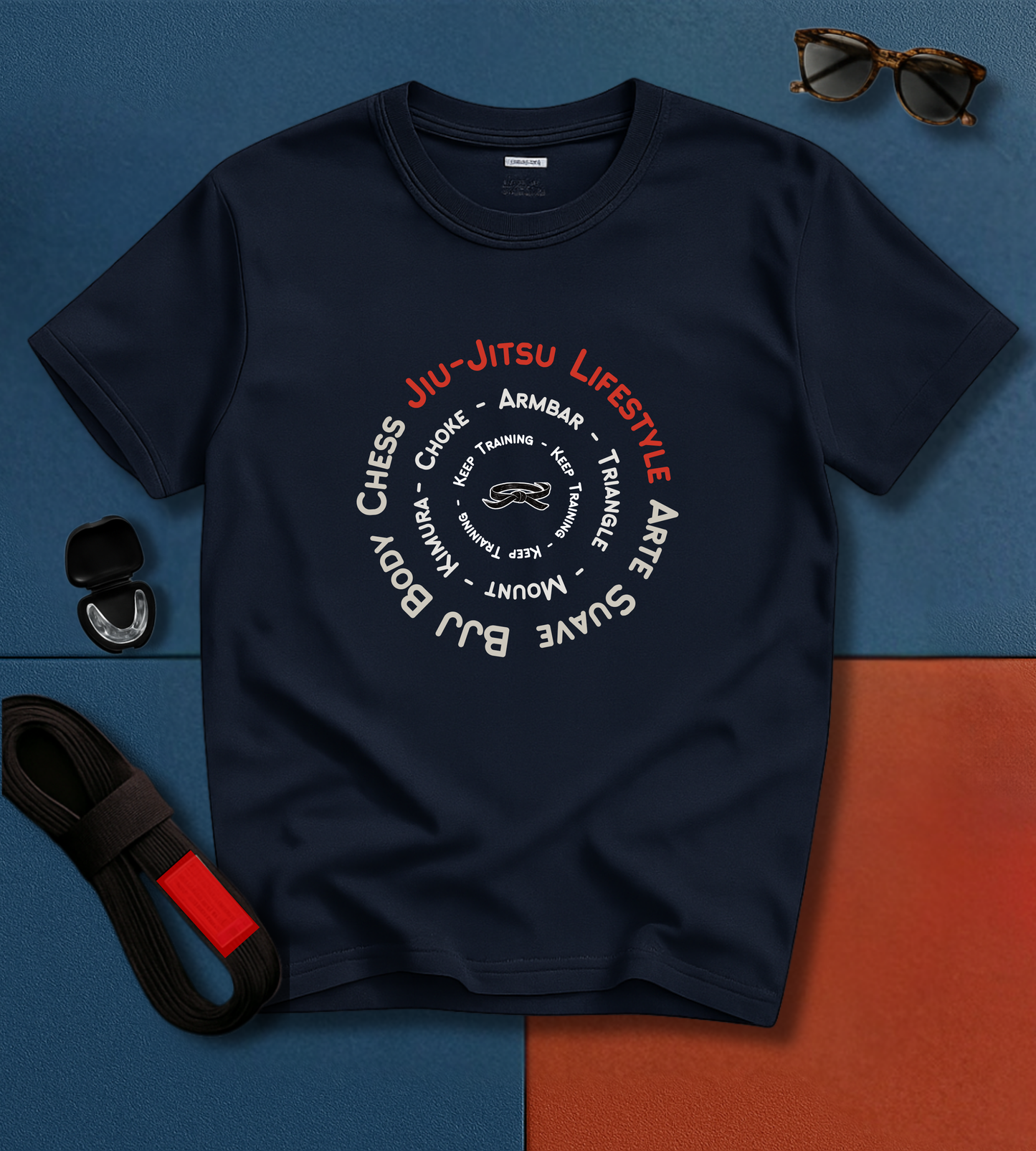 Jiu Jitsu T-Shirt - Never Stop Training
