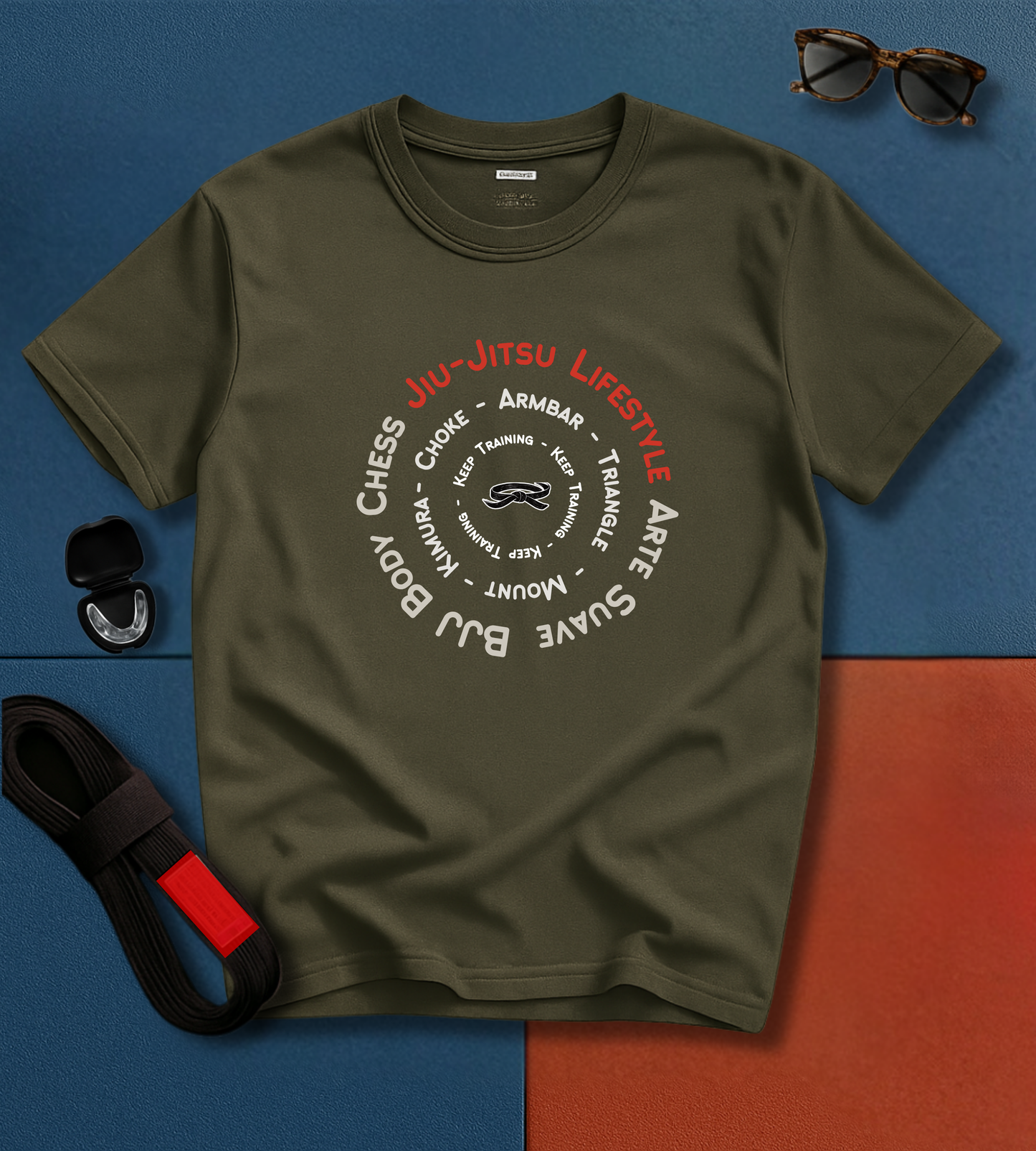 Jiu Jitsu T-Shirt - Never Stop Training