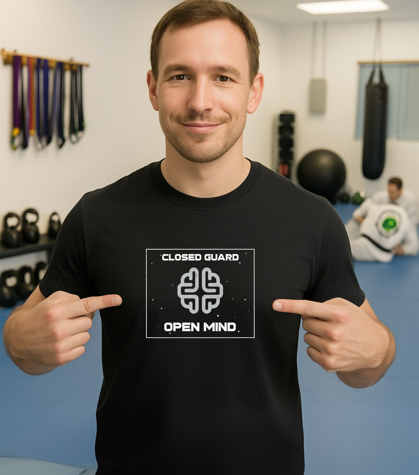 Brazilian Jiu Jitsu shirt - Closed Guard Open Mind