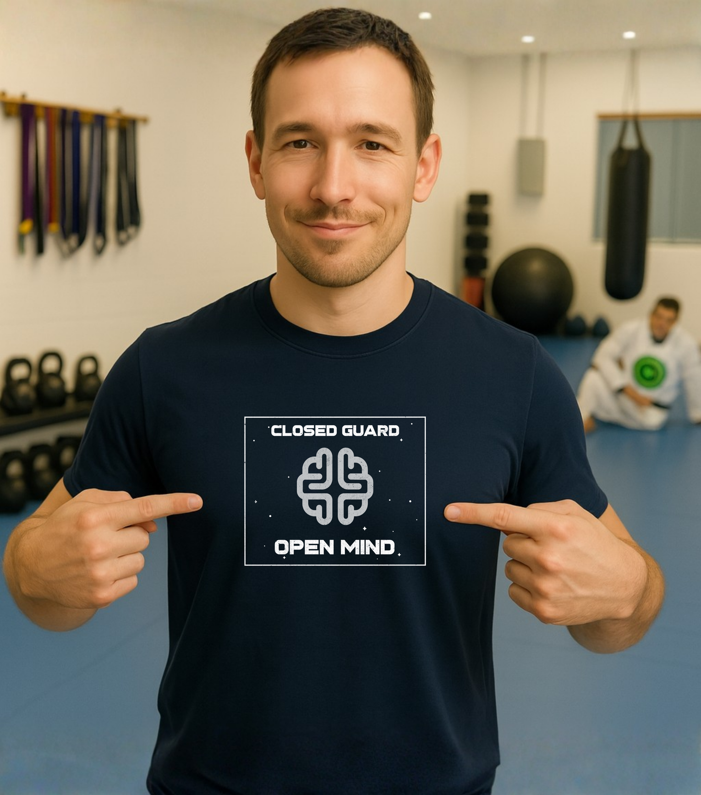 Brazilian Jiu Jitsu shirt - Closed Guard Open Mind