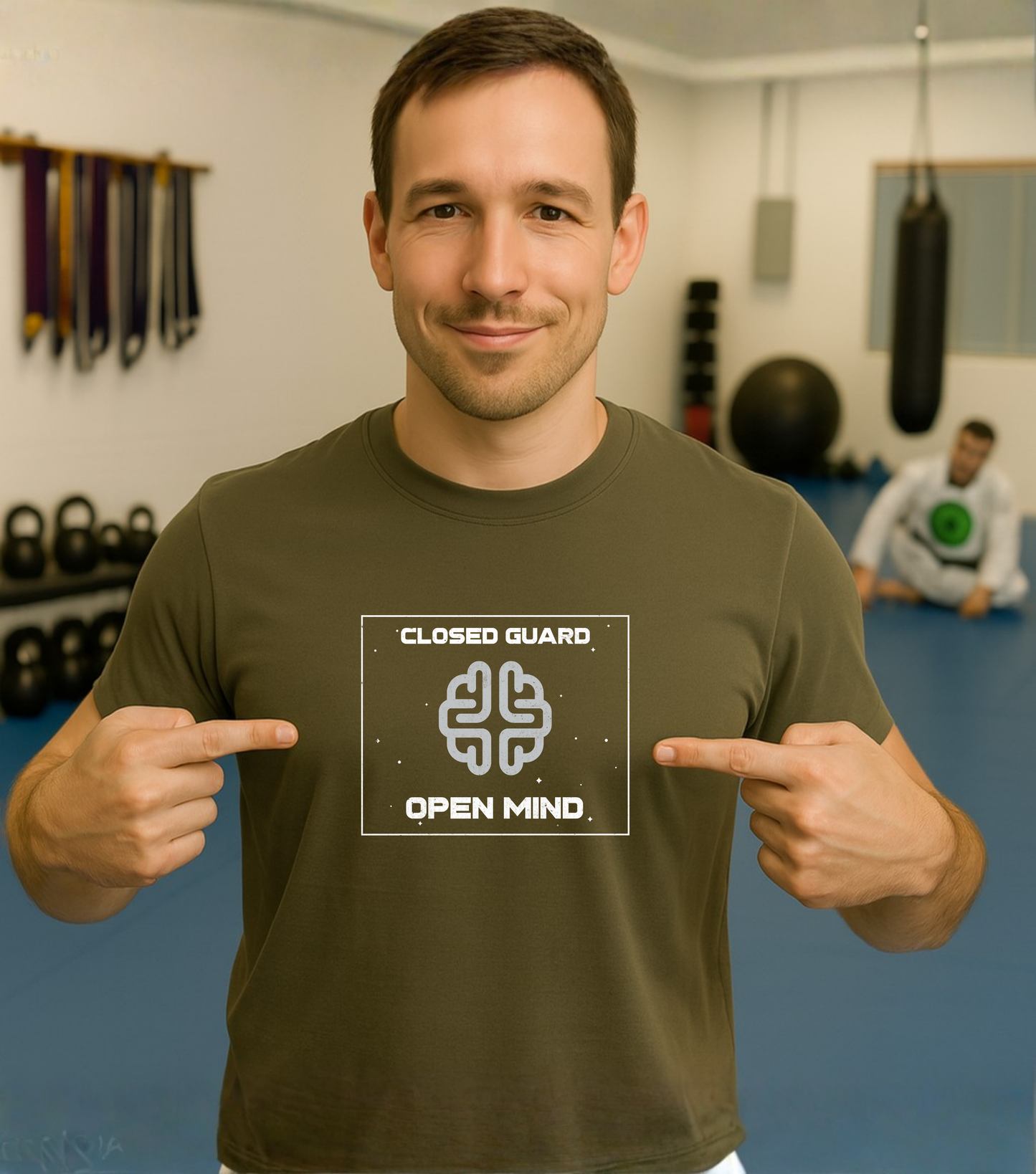 Brazilian Jiu Jitsu shirt - Closed Guard Open Mind