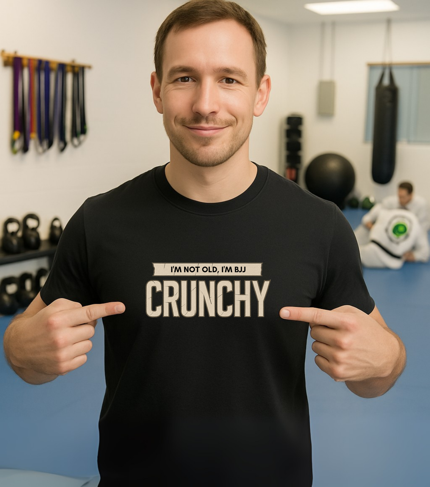 Brazilian Jiu Jitsu shirt - I'm Not Old, I'm BJJ Crunchy