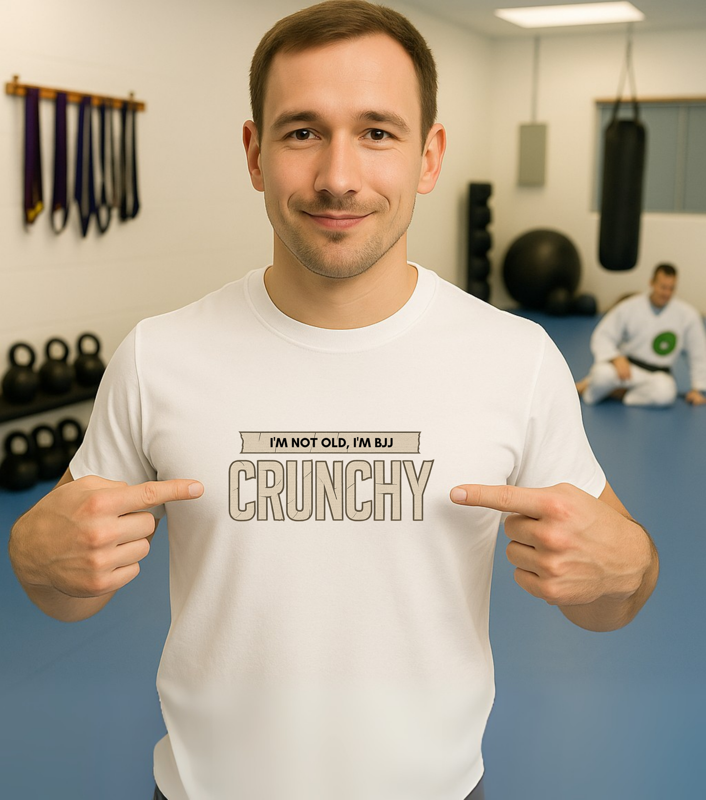 Brazilian Jiu Jitsu shirt - I'm Not Old, I'm BJJ Crunchy