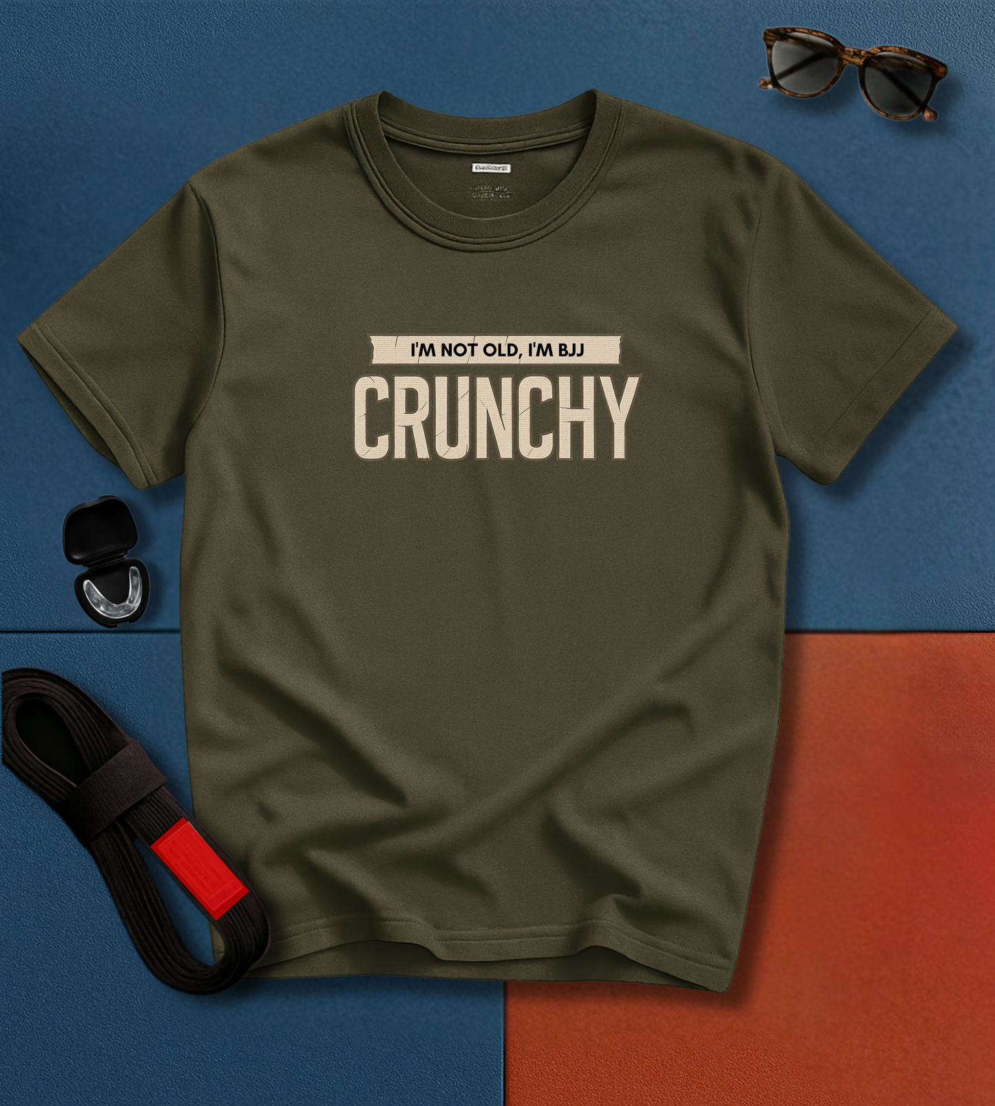 Brazilian Jiu Jitsu shirt - I'm Not Old, I'm BJJ Crunchy