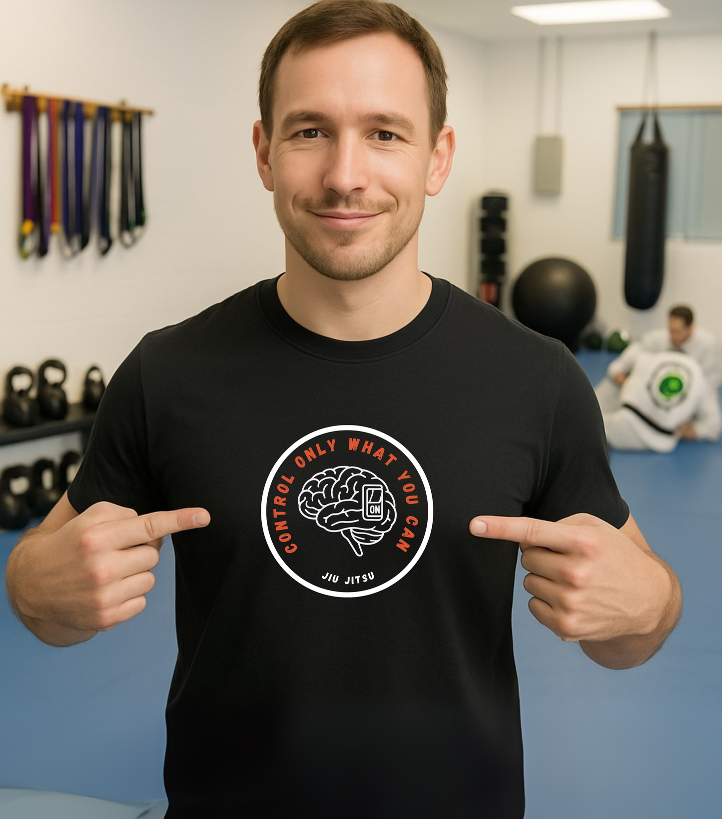 Brazilian Jiu Jitsu shirt - Control What You Can - Minimal