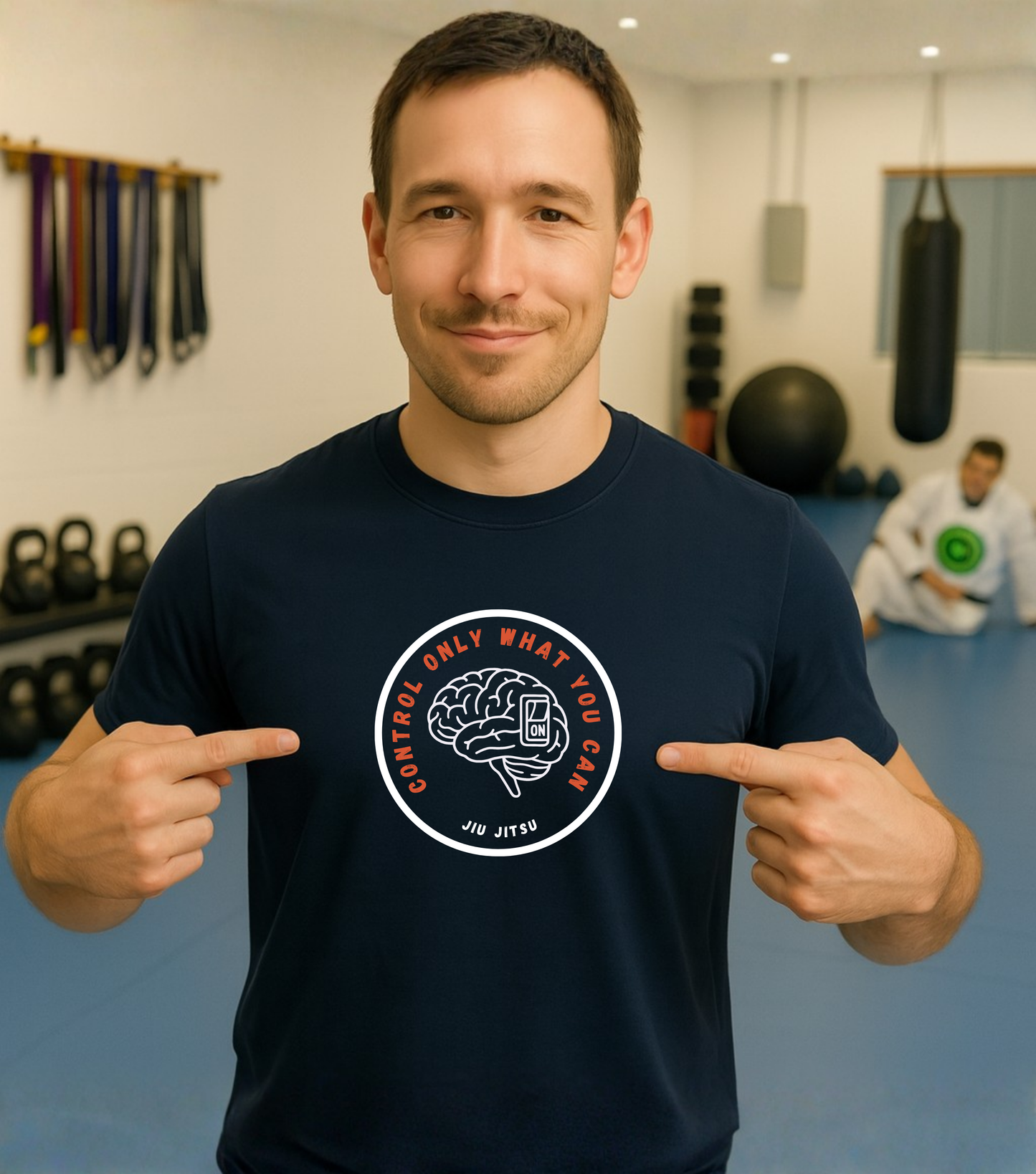 Brazilian Jiu Jitsu shirt - Control What You Can - Minimal