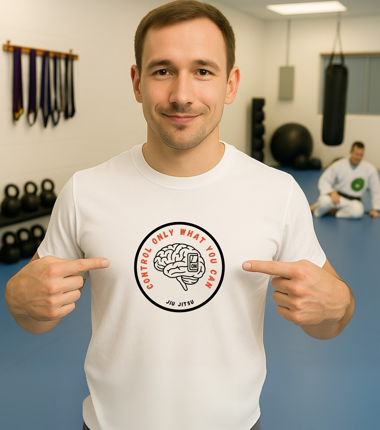 Brazilian Jiu Jitsu shirt - Control What You Can - Minimal