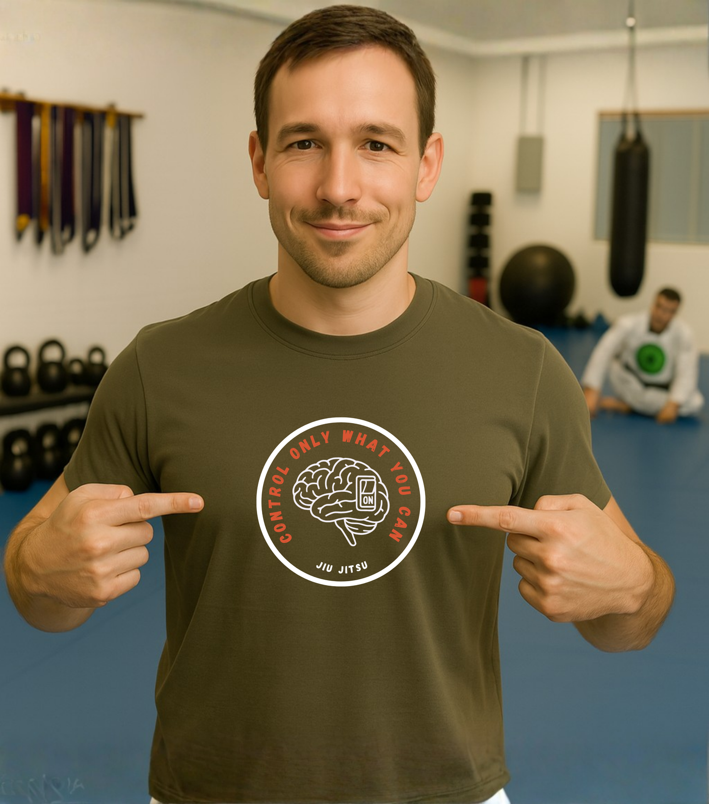 Brazilian Jiu Jitsu shirt - Control What You Can - Minimal