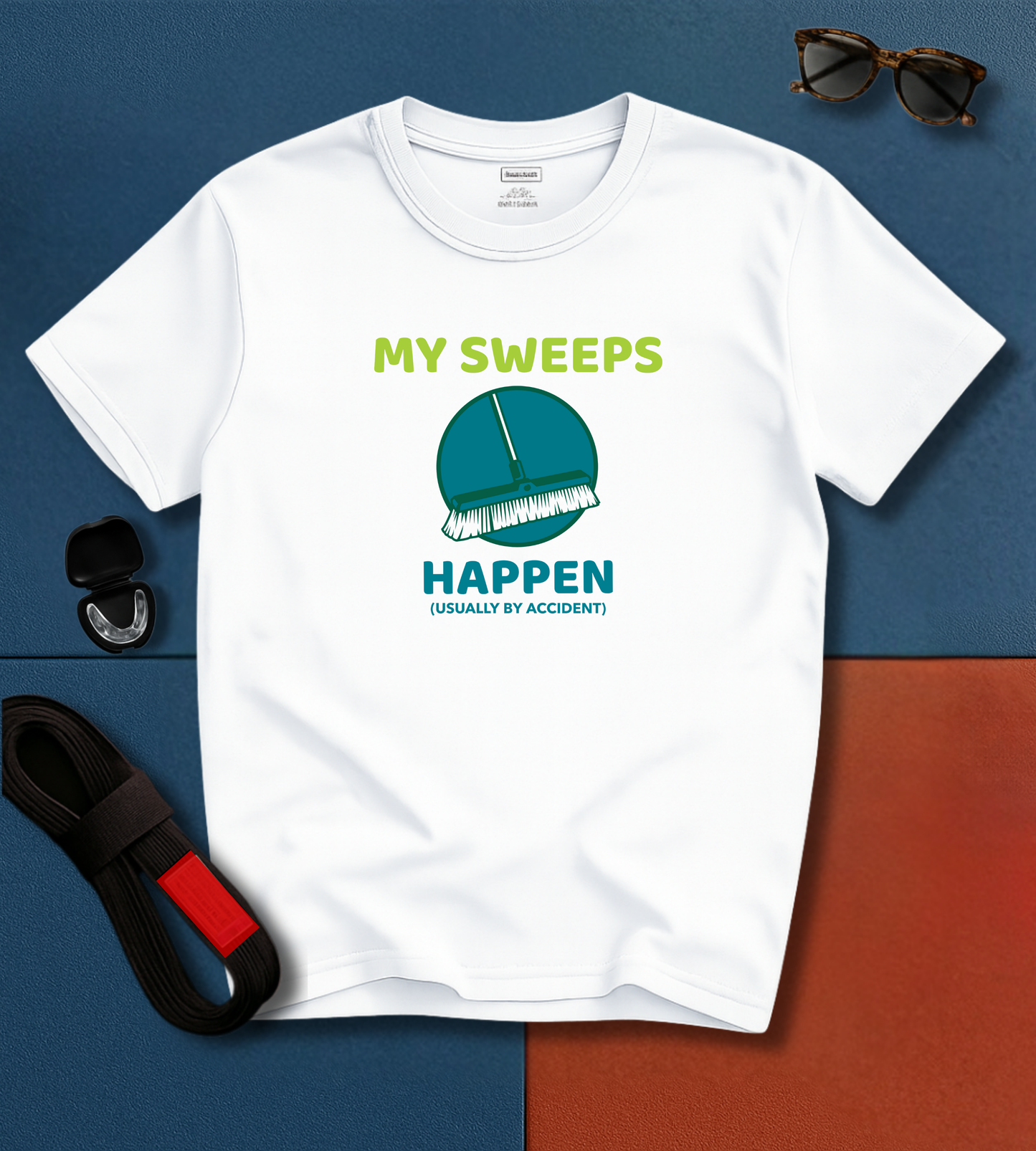 Brazilian Jiu Jitsu shirt - My Sweeps Happen By Accident