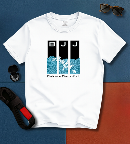 Embrace Discomfort Graphic BJJ T-shirt