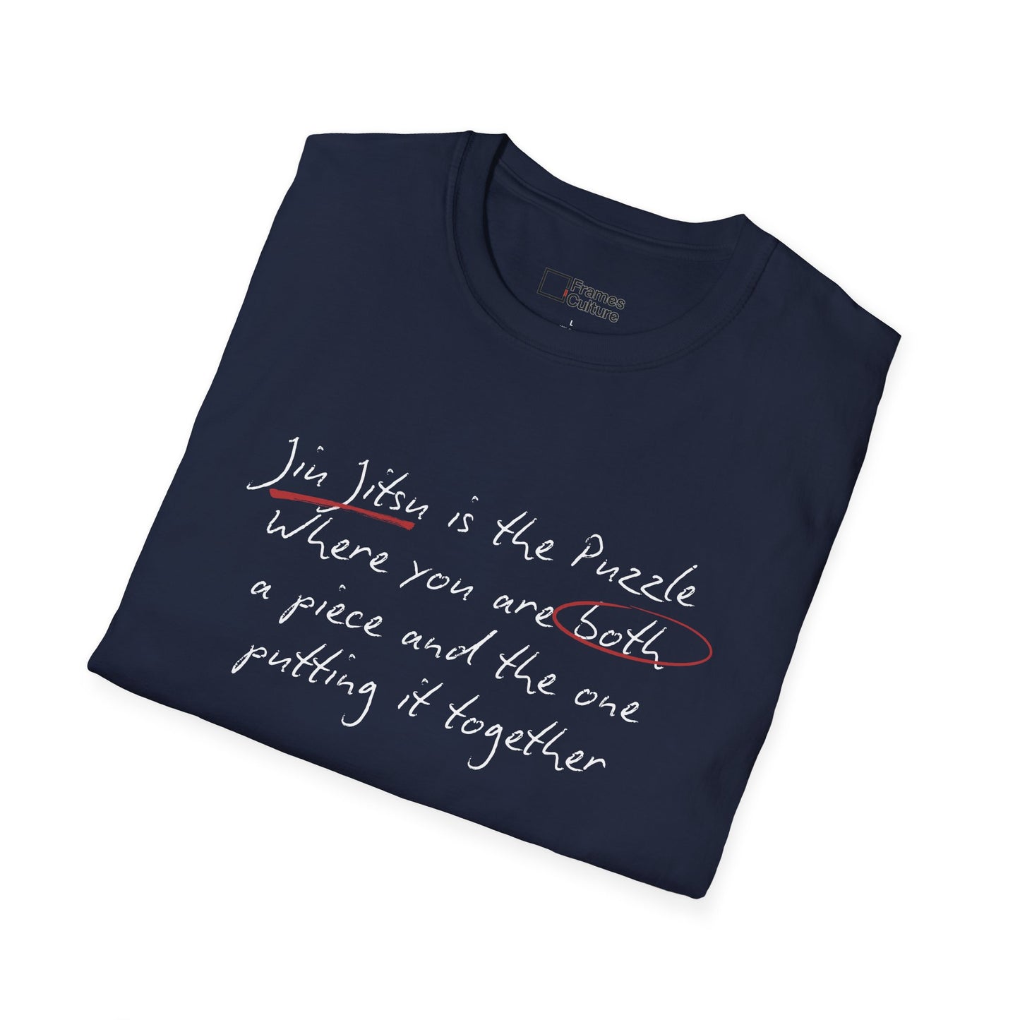 Jiu Jitsu T-Shirt - The Puzzle - Handwritten