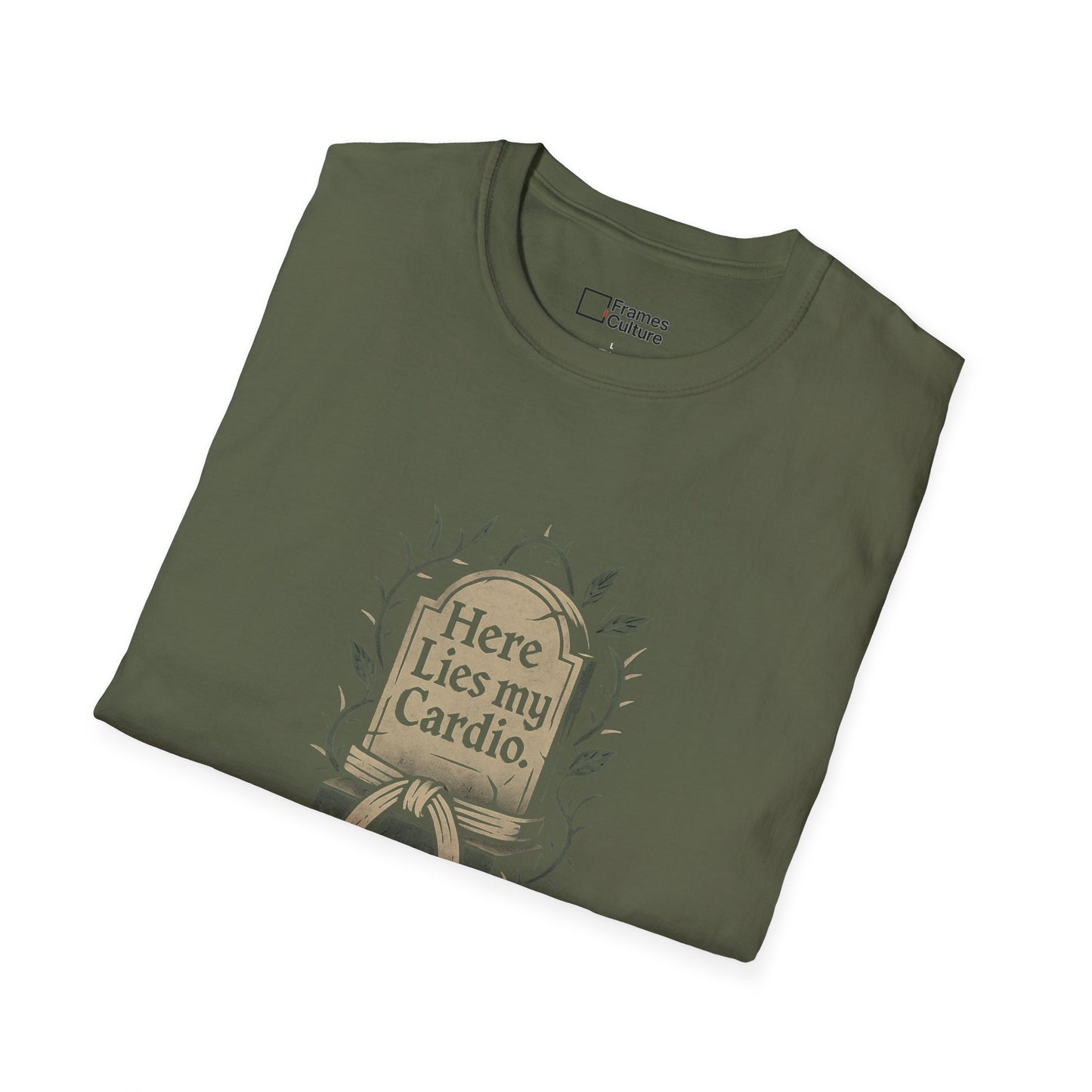 Jiu Jitsu T-Shirt - Here Lies My Cardio - Colors