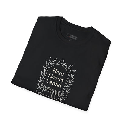 Here Lies My Cardio BJJ T-shirt