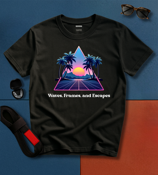 Brazilian Jiu-Jitsu Short Sleeve Shirt: Waves, Frames and Escapes