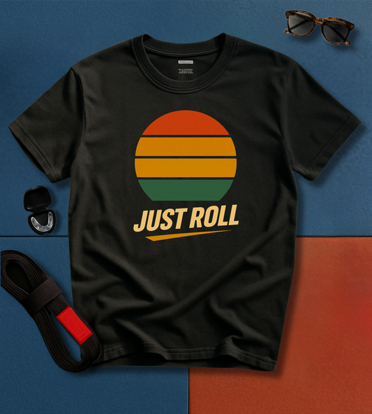 Brazilian Jiu-Jitsu Short Sleeve Shirt: Just Roll