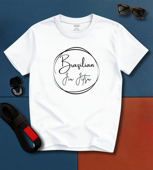 Brazilian Jiu-Jitsu  Short Sleeve Shirt: Hand written