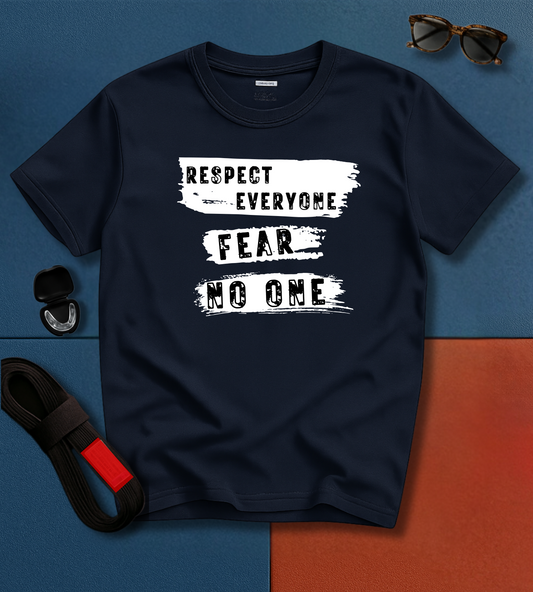 Brazilian Jiu Jitsu shirt - Respect Everyone, Fear No One